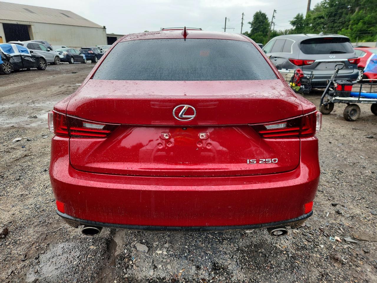 2015 Lexus Is 250 Red vin: JTHBF1D26F5076499