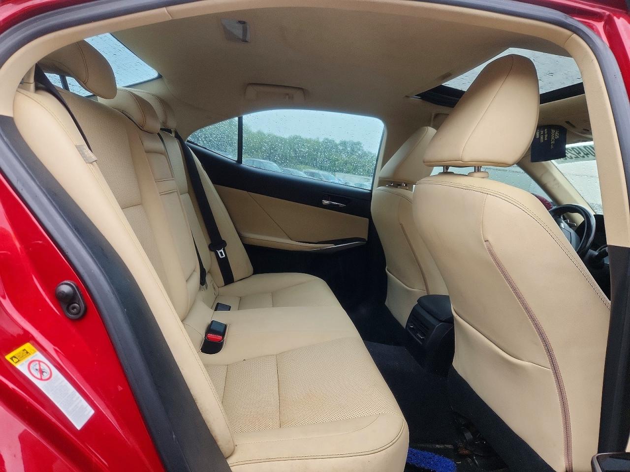 2015 Lexus Is 250 Red vin: JTHBF1D26F5076499