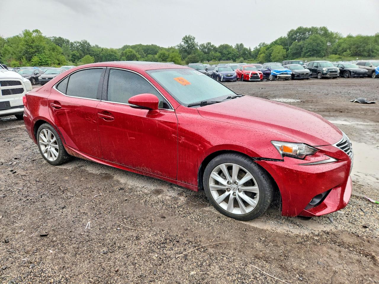 2015 Lexus Is 250 Red vin: JTHBF1D26F5076499