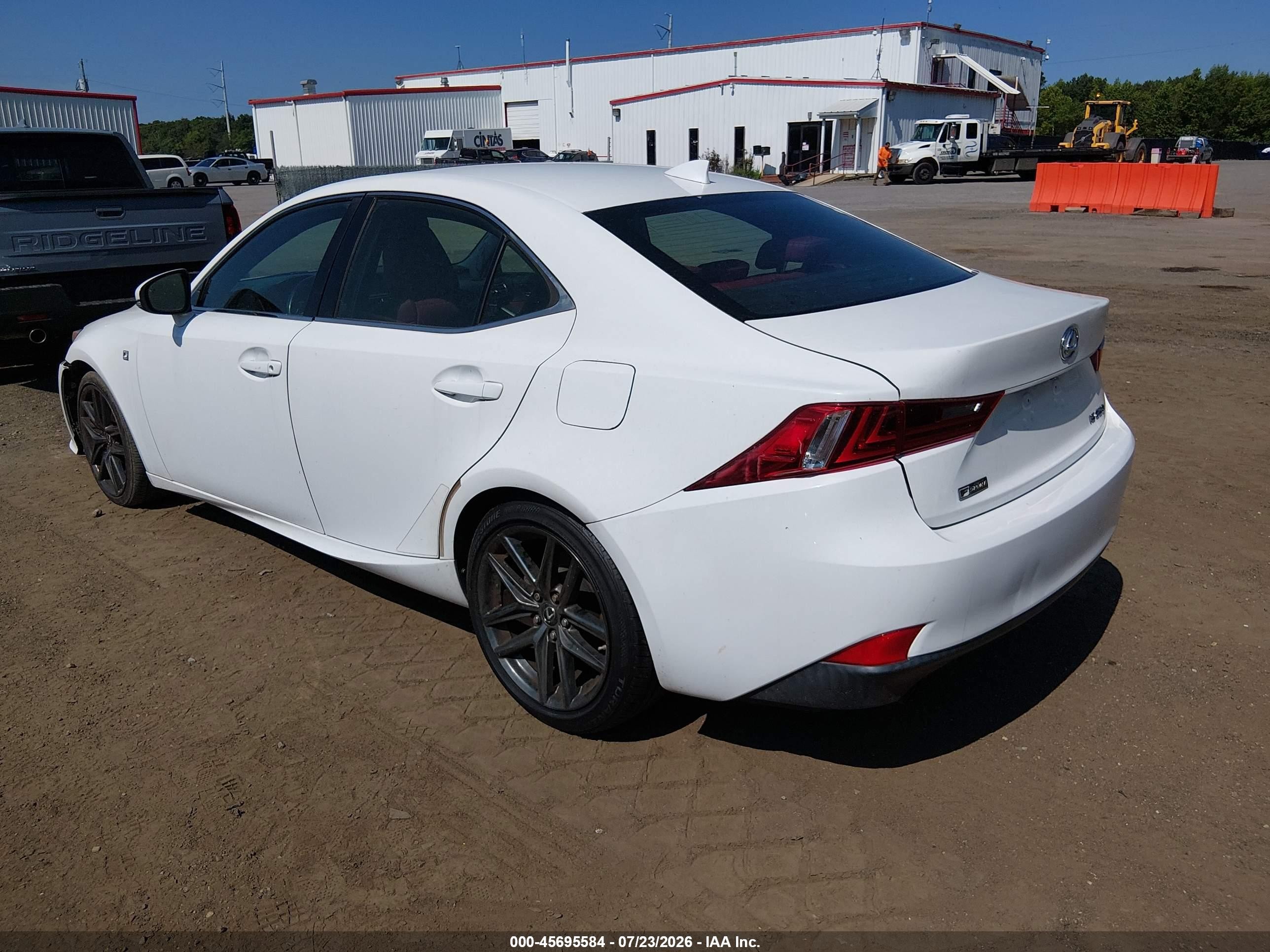 2015 Lexus Is 250 White vin: JTHBF1D26F5076633
