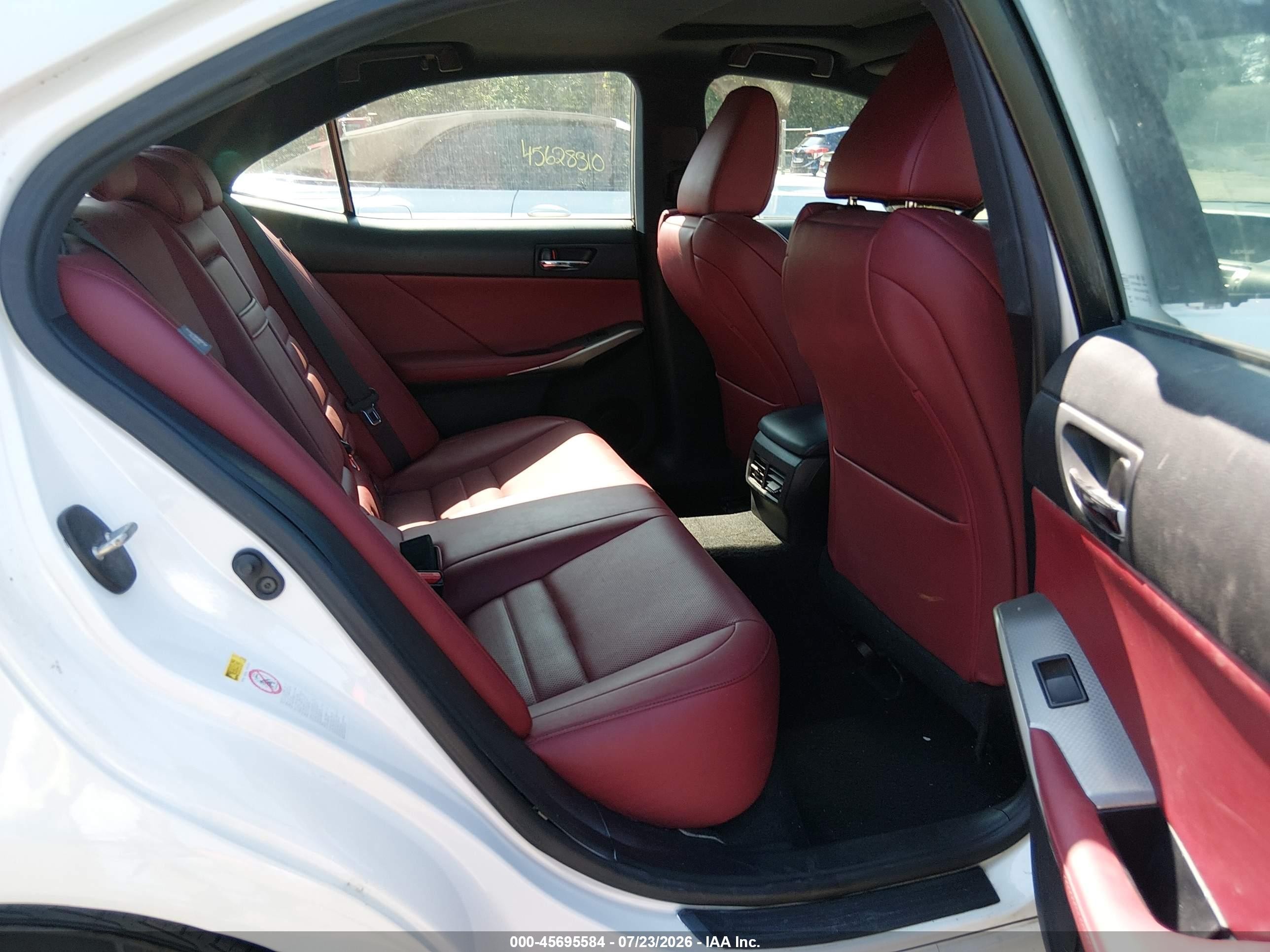 2015 Lexus Is 250 White vin: JTHBF1D26F5076633