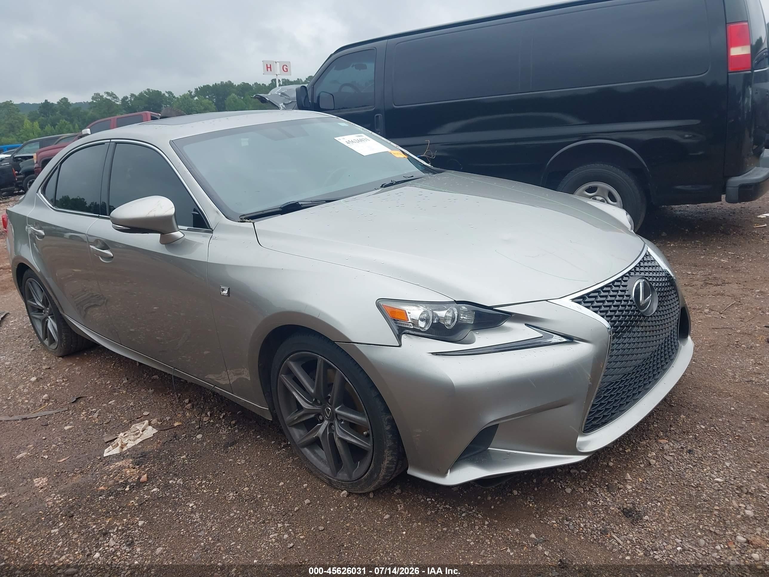 2015 Lexus Is 250   Серый vin: JTHBF1D26F5079435