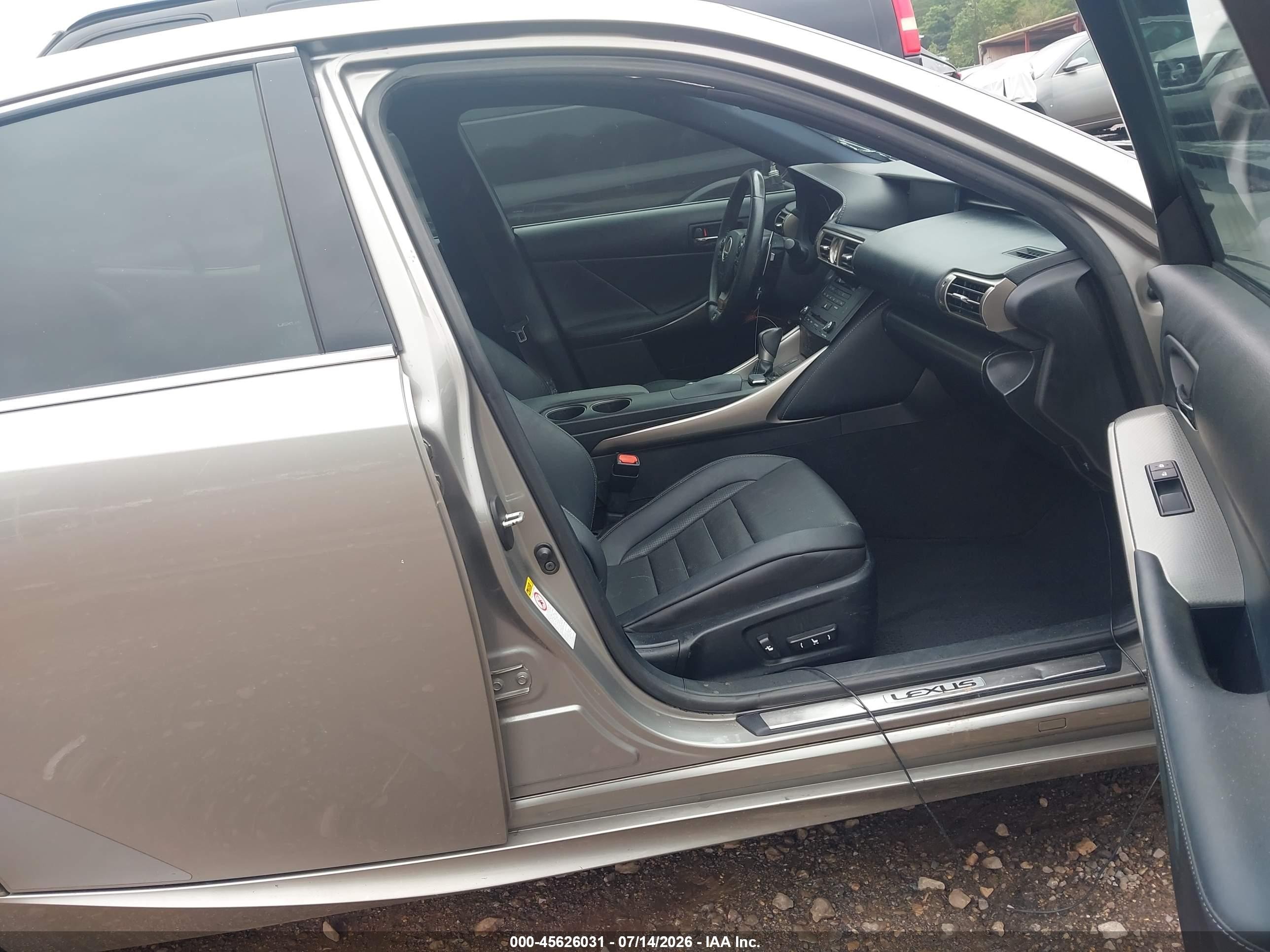 2015 Lexus Is 250   Серый vin: JTHBF1D26F5079435