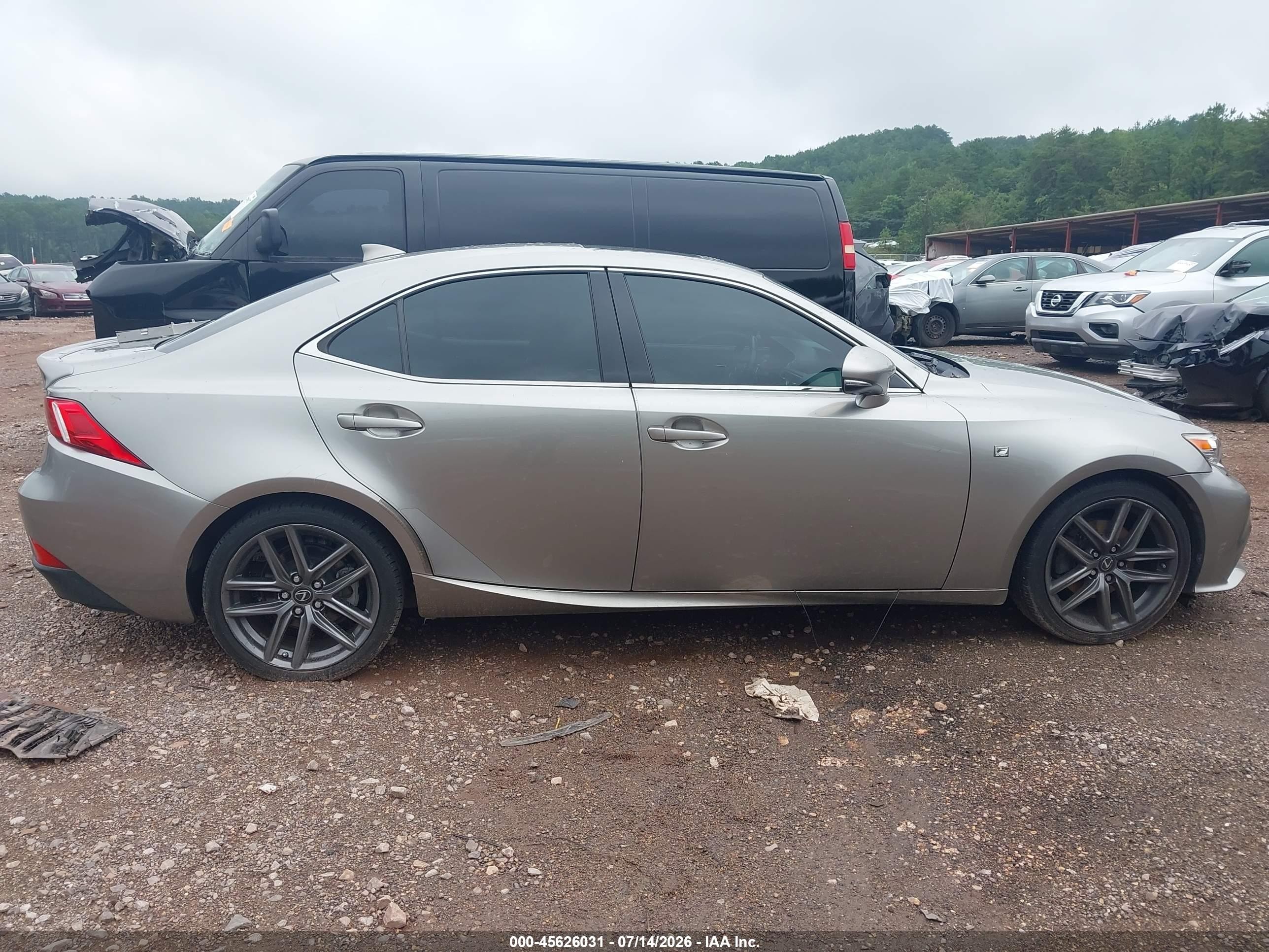 2015 Lexus Is 250   Серый vin: JTHBF1D26F5079435