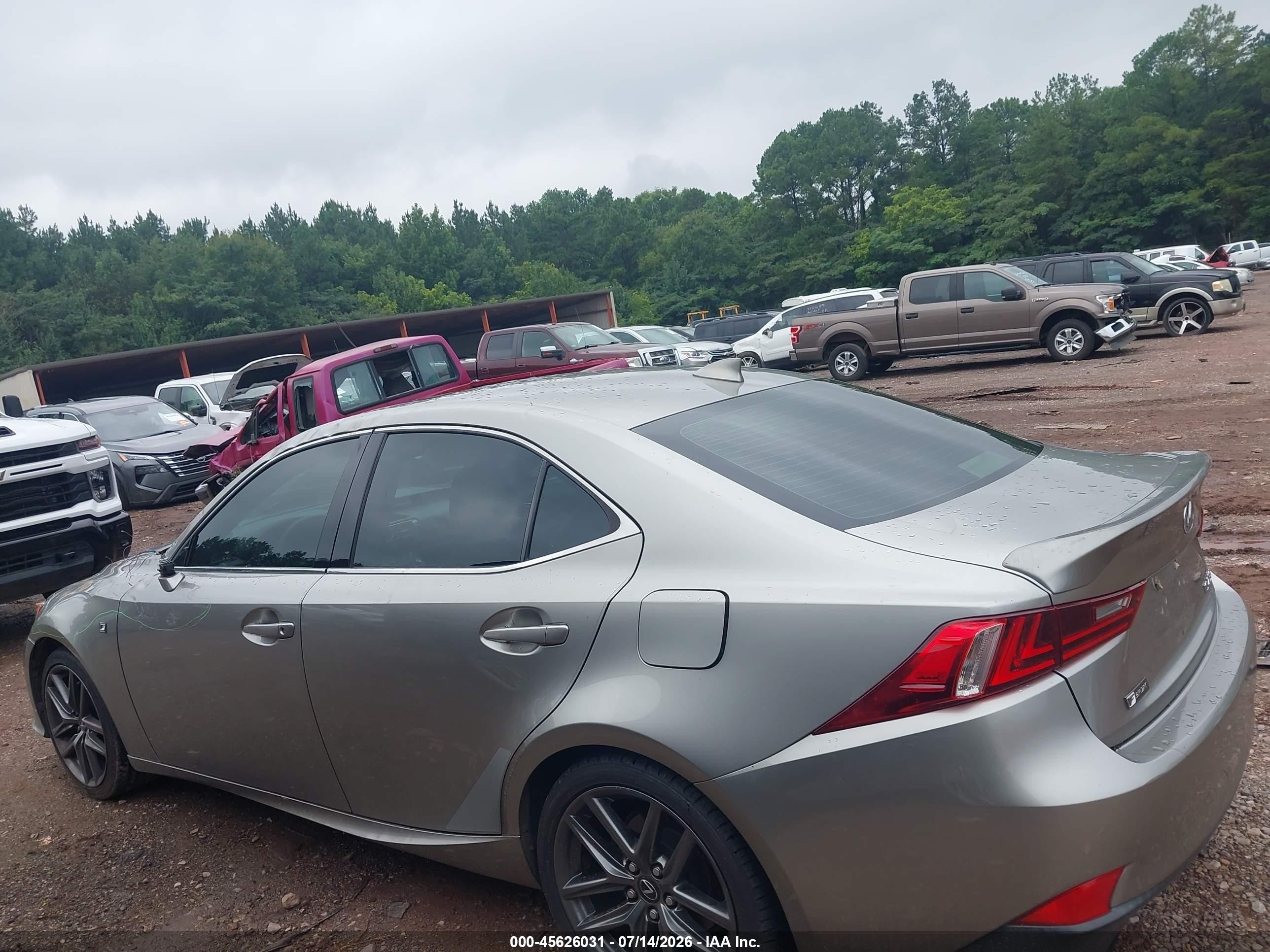 2015 Lexus Is 250   Серый vin: JTHBF1D26F5079435