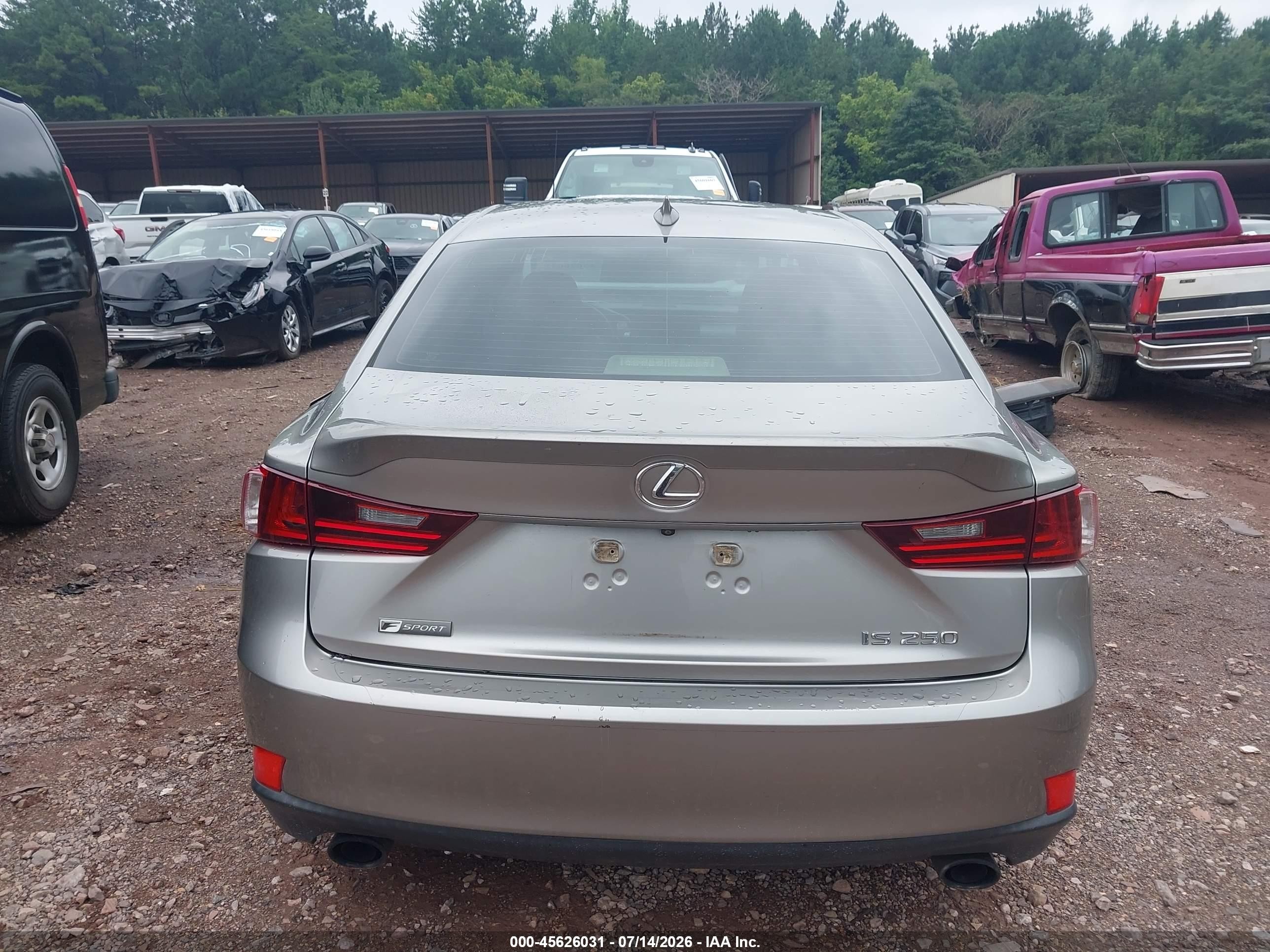 2015 Lexus Is 250   Серый vin: JTHBF1D26F5079435