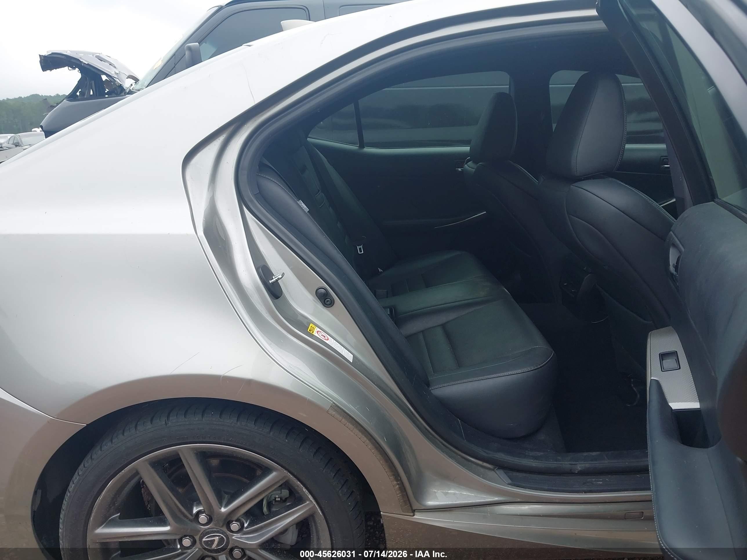 2015 Lexus Is 250   Серый vin: JTHBF1D26F5079435
