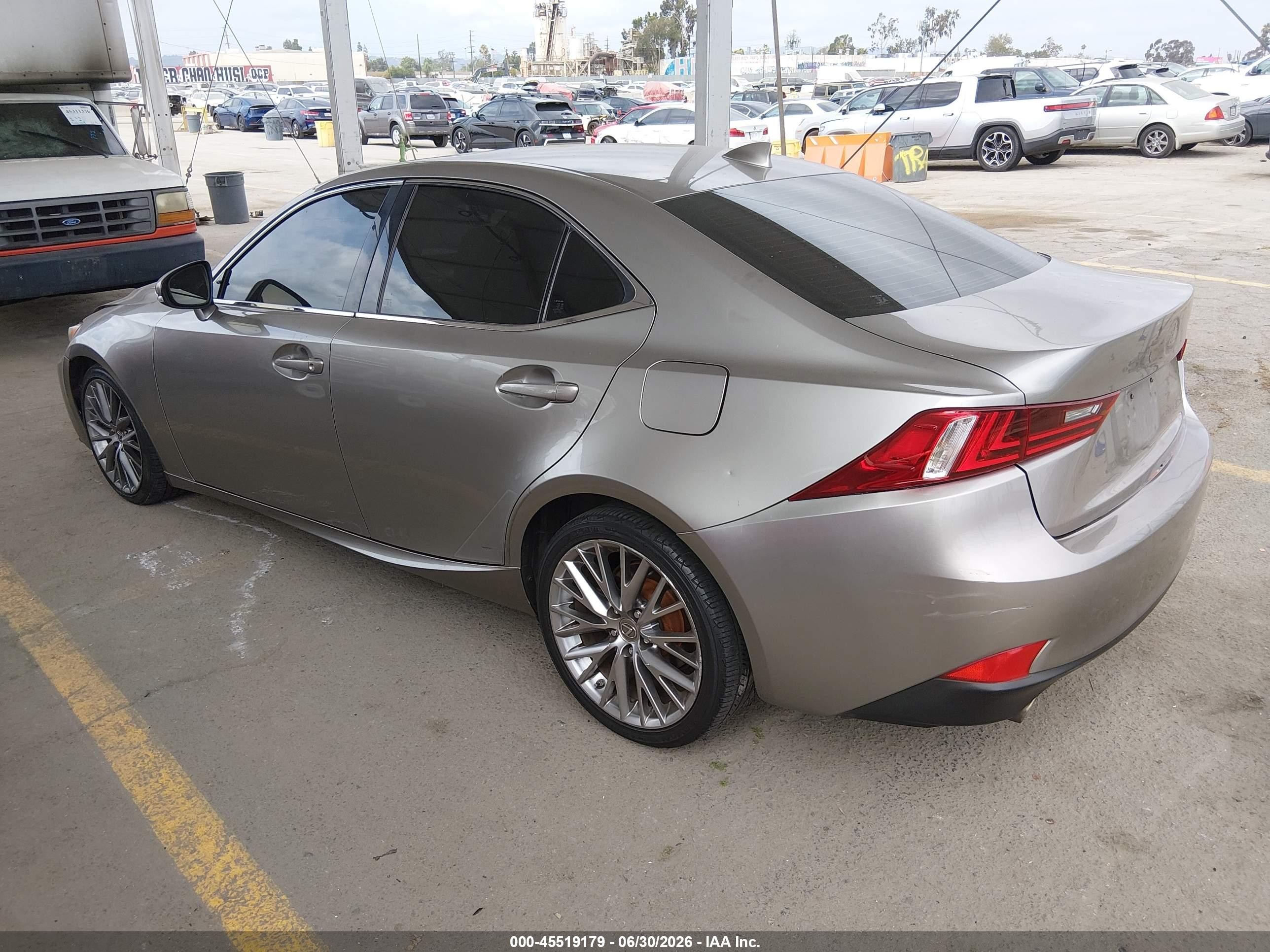2014 Lexus Is 250   Gray vin: JTHBF1D27E5001891