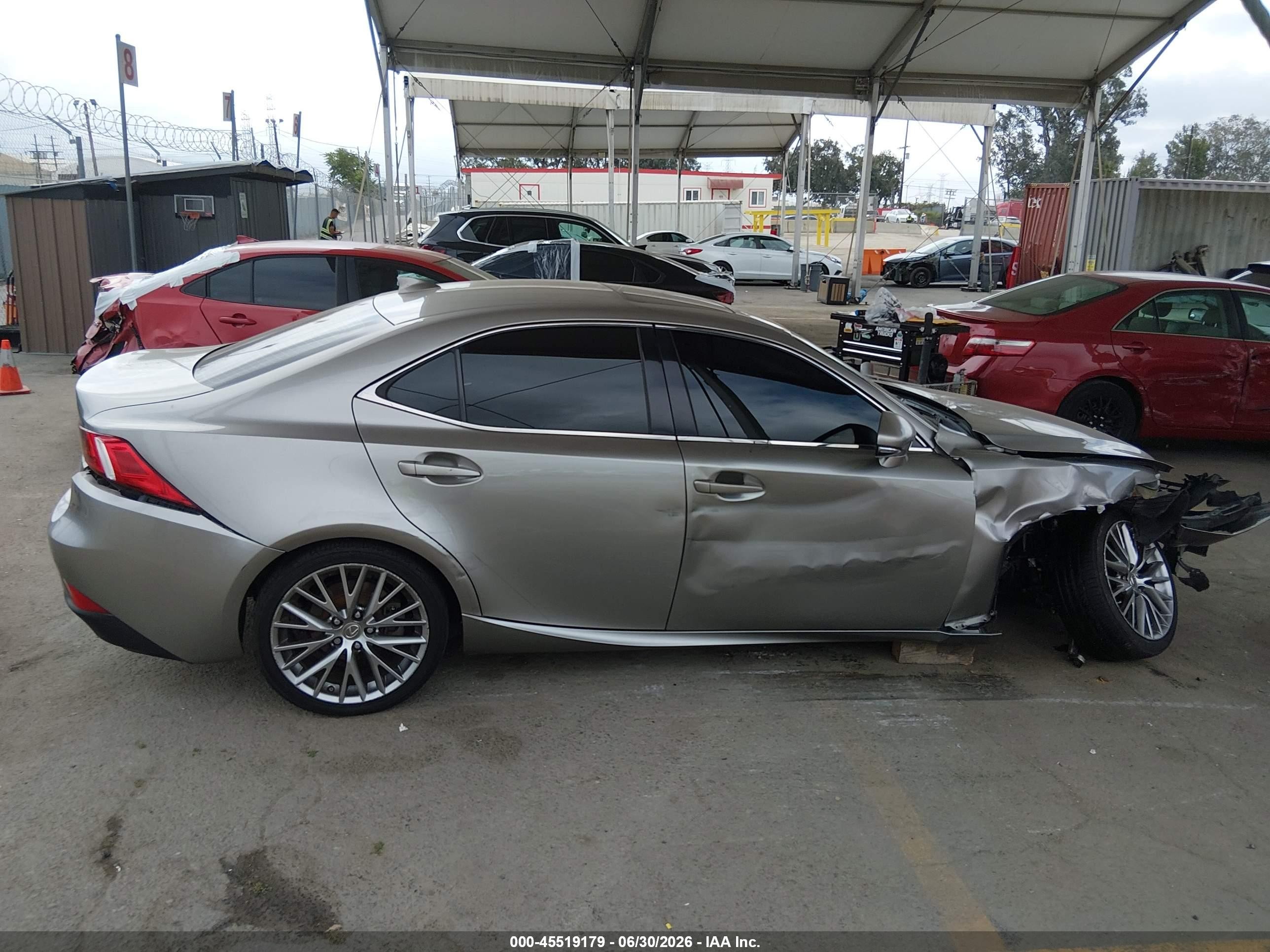 2014 Lexus Is 250   Gray vin: JTHBF1D27E5001891