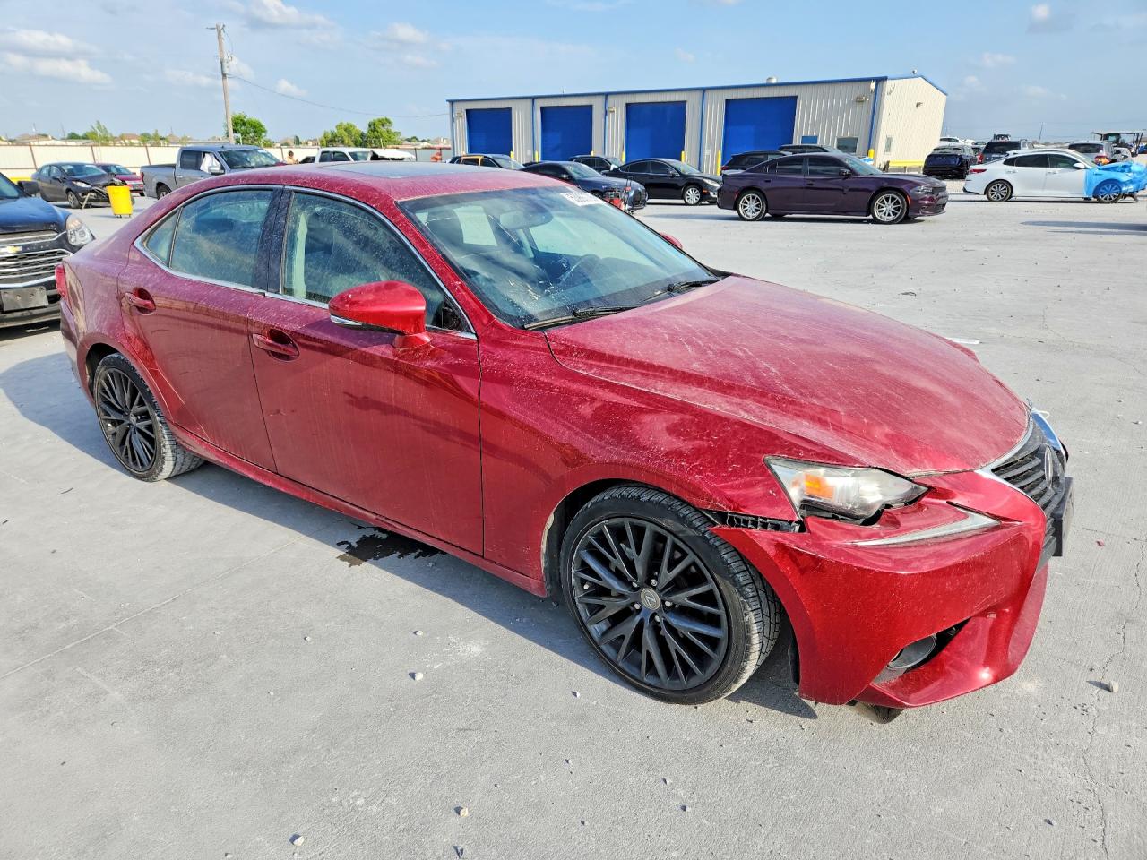 2014 Lexus Is 250 Red vin: JTHBF1D27E5002524