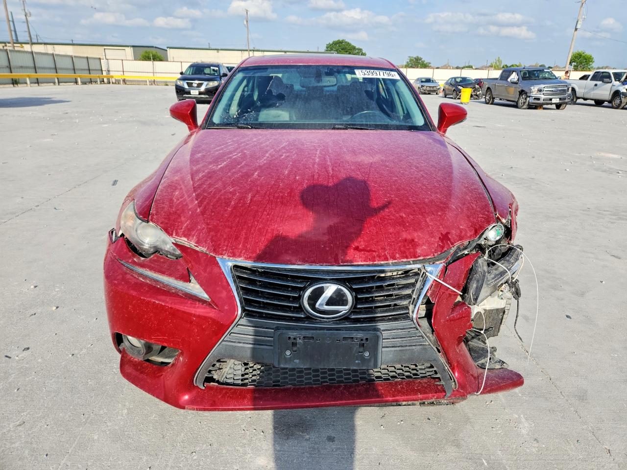 2014 Lexus Is 250 Red vin: JTHBF1D27E5002524