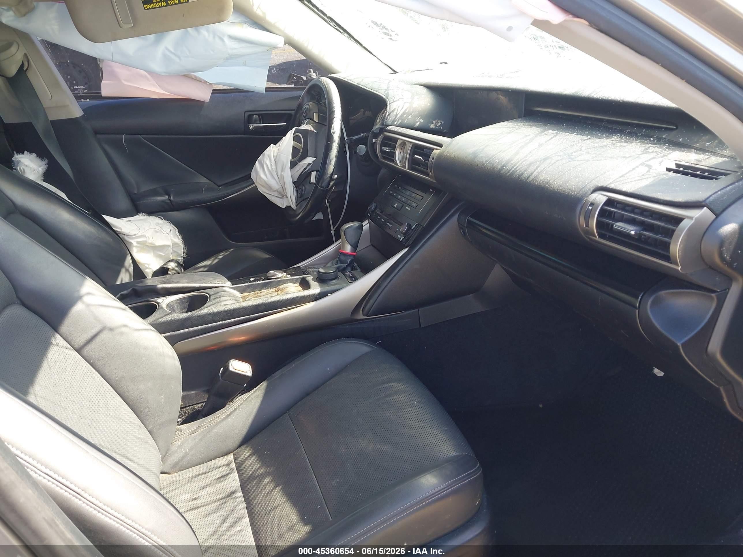 2014 Lexus Is 250   Silver vin: JTHBF1D27E5008632
