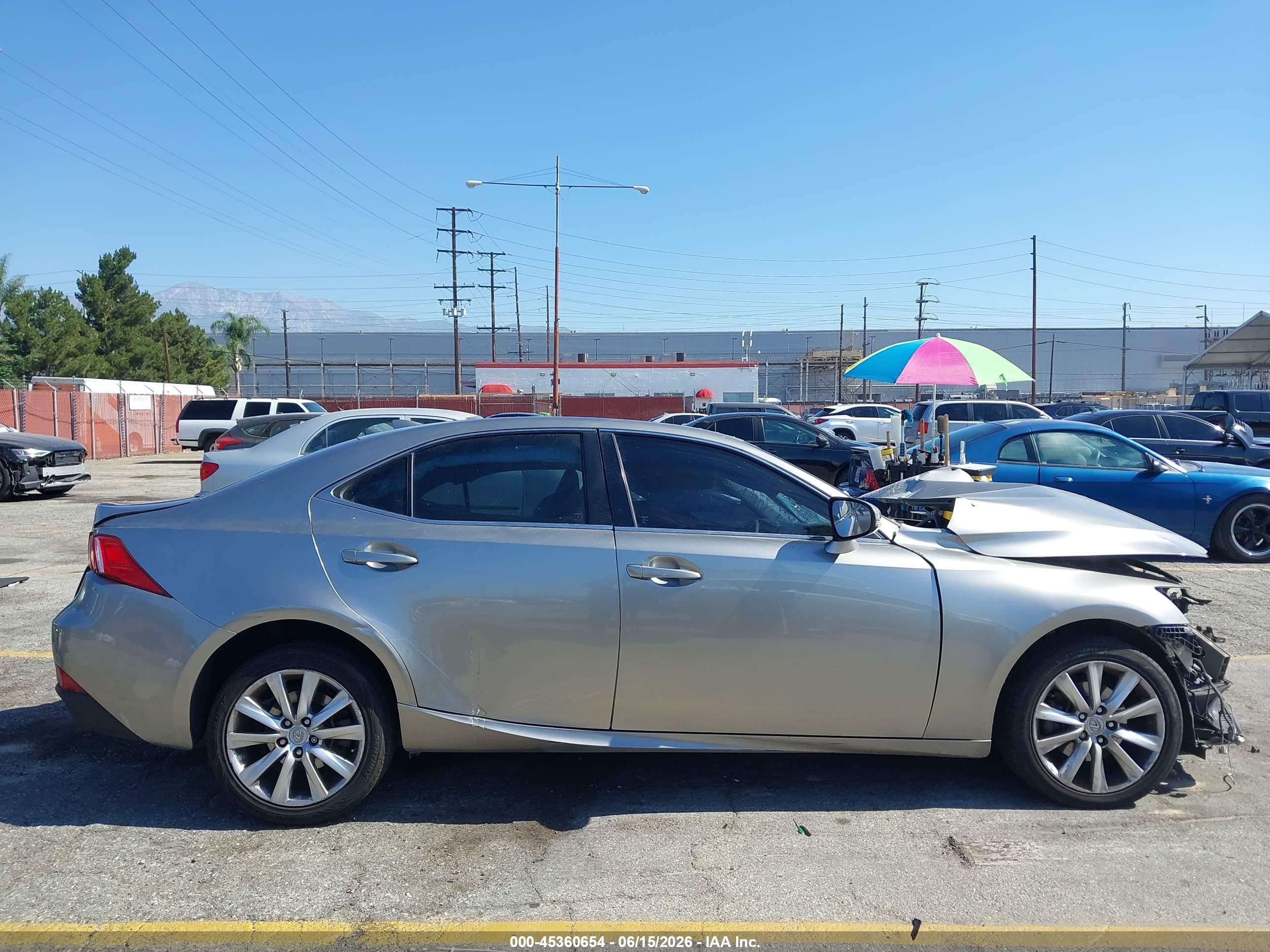 2014 Lexus Is 250   Silver vin: JTHBF1D27E5008632