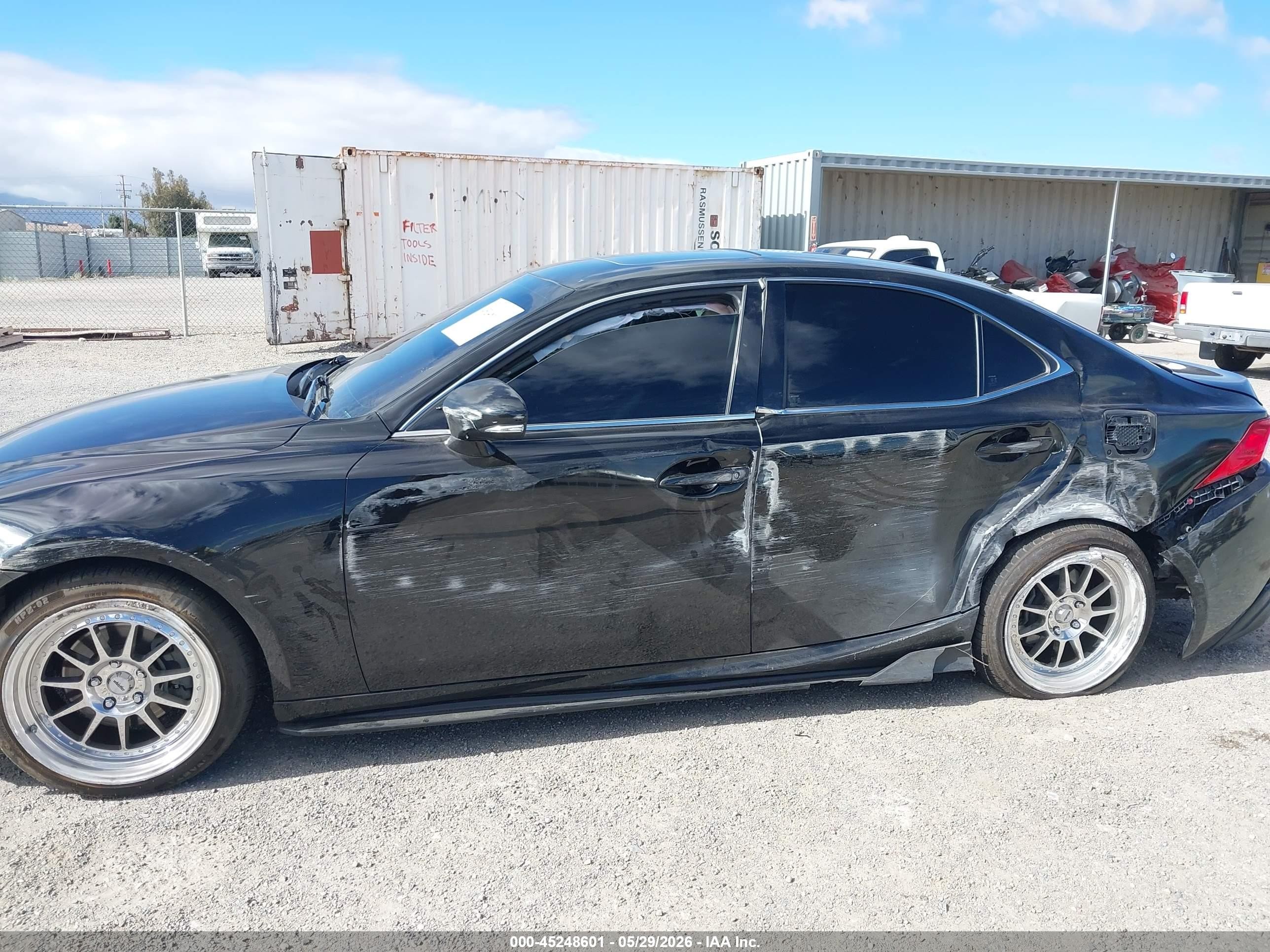 2014 Lexus Is 250   Black vin: JTHBF1D27E5008727