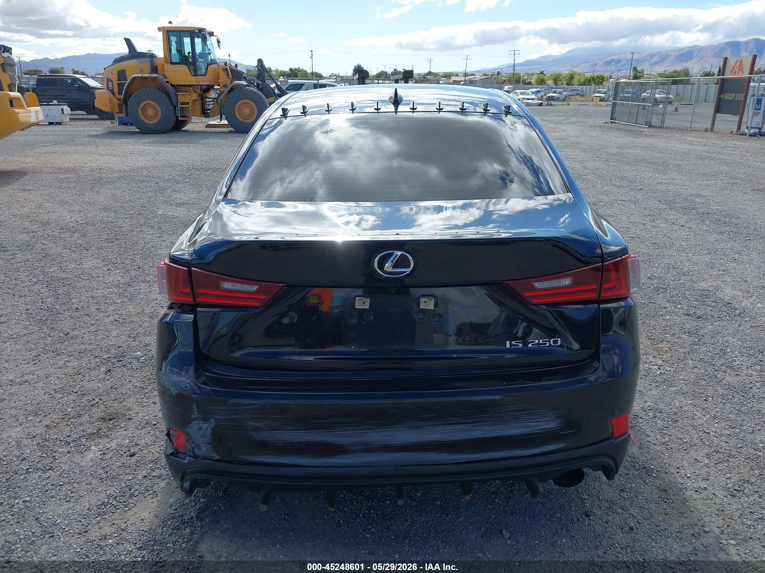 2014 Lexus Is 250   Black vin: JTHBF1D27E5008727
