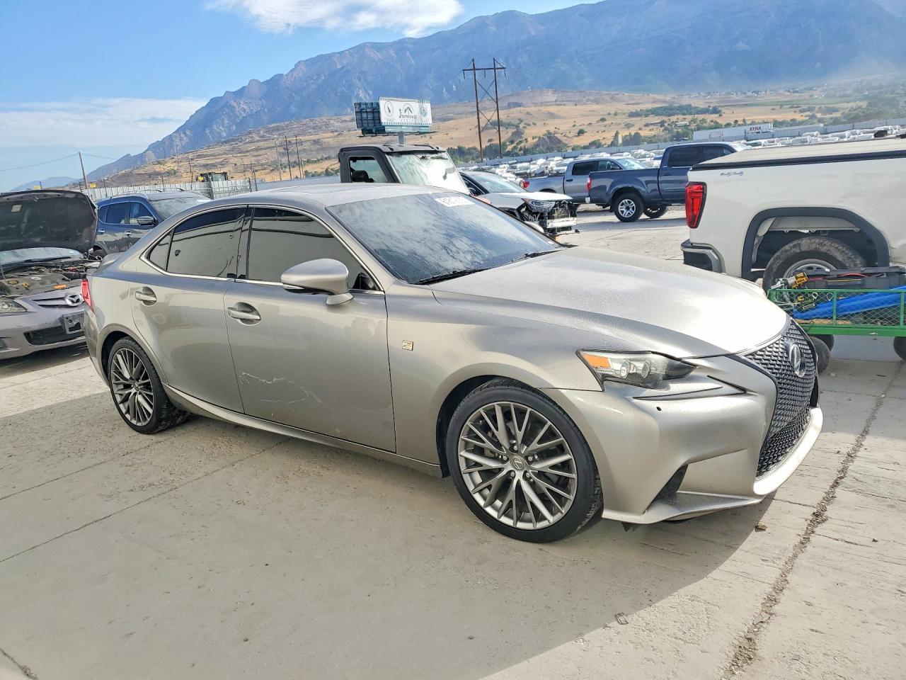 2014 Lexus Is 250 Silver vin: JTHBF1D27E5011160