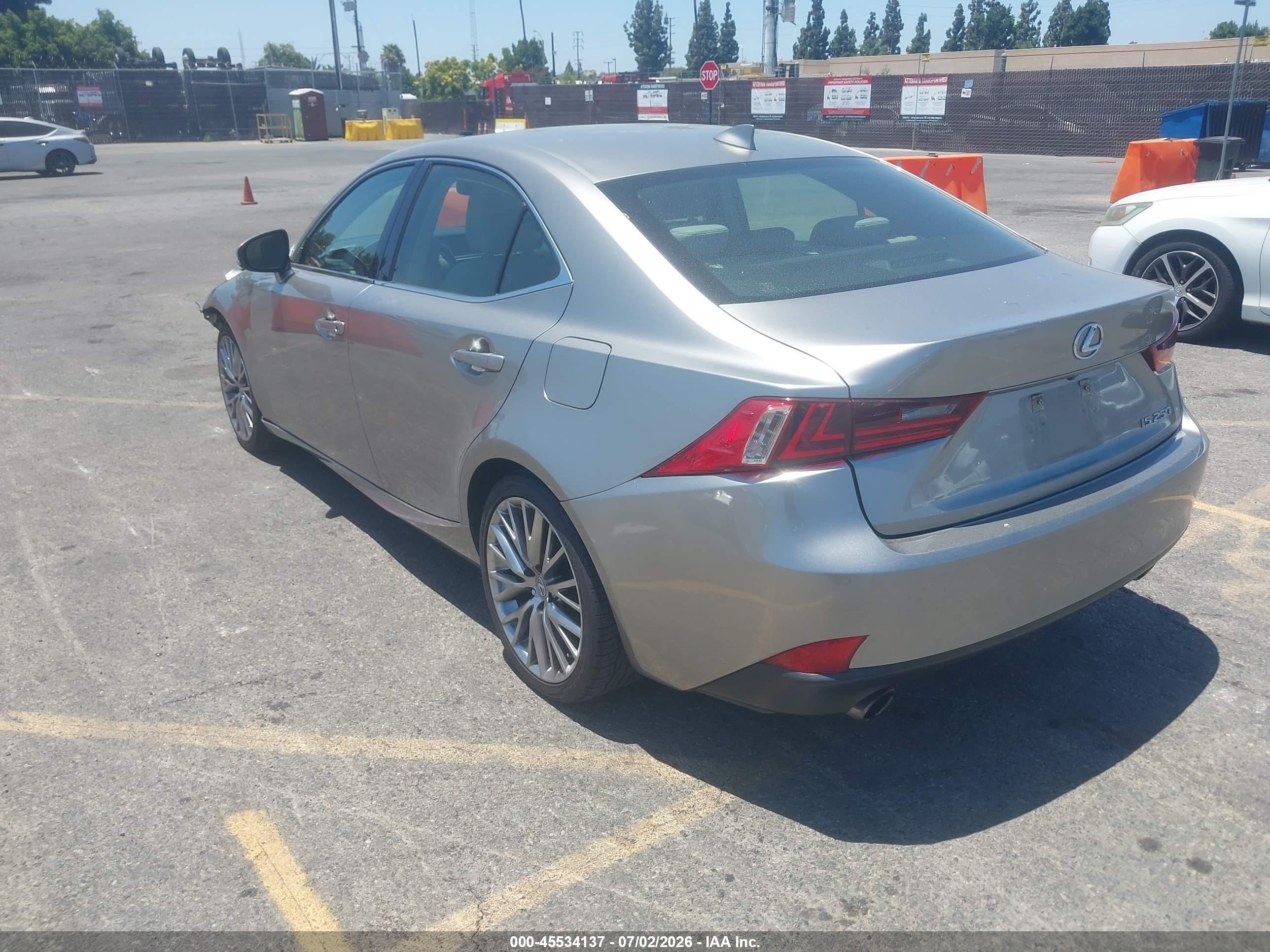 2014 Lexus Is 250   Silver vin: JTHBF1D27E5011398