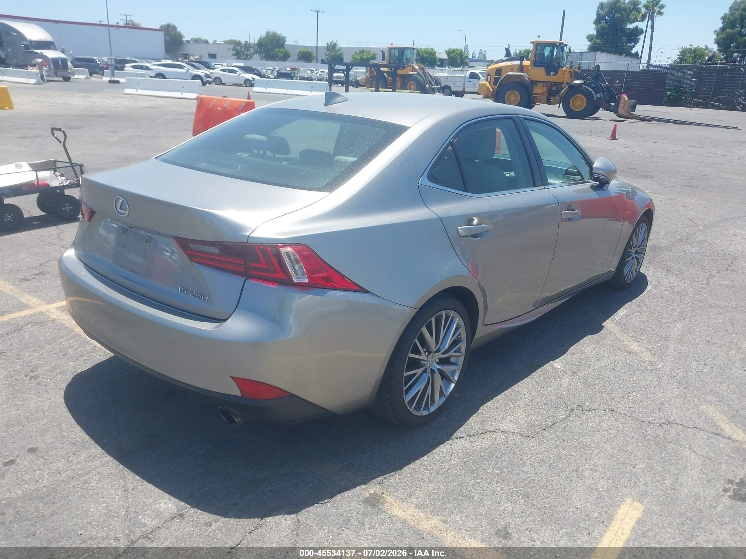 2014 Lexus Is 250   Silver vin: JTHBF1D27E5011398
