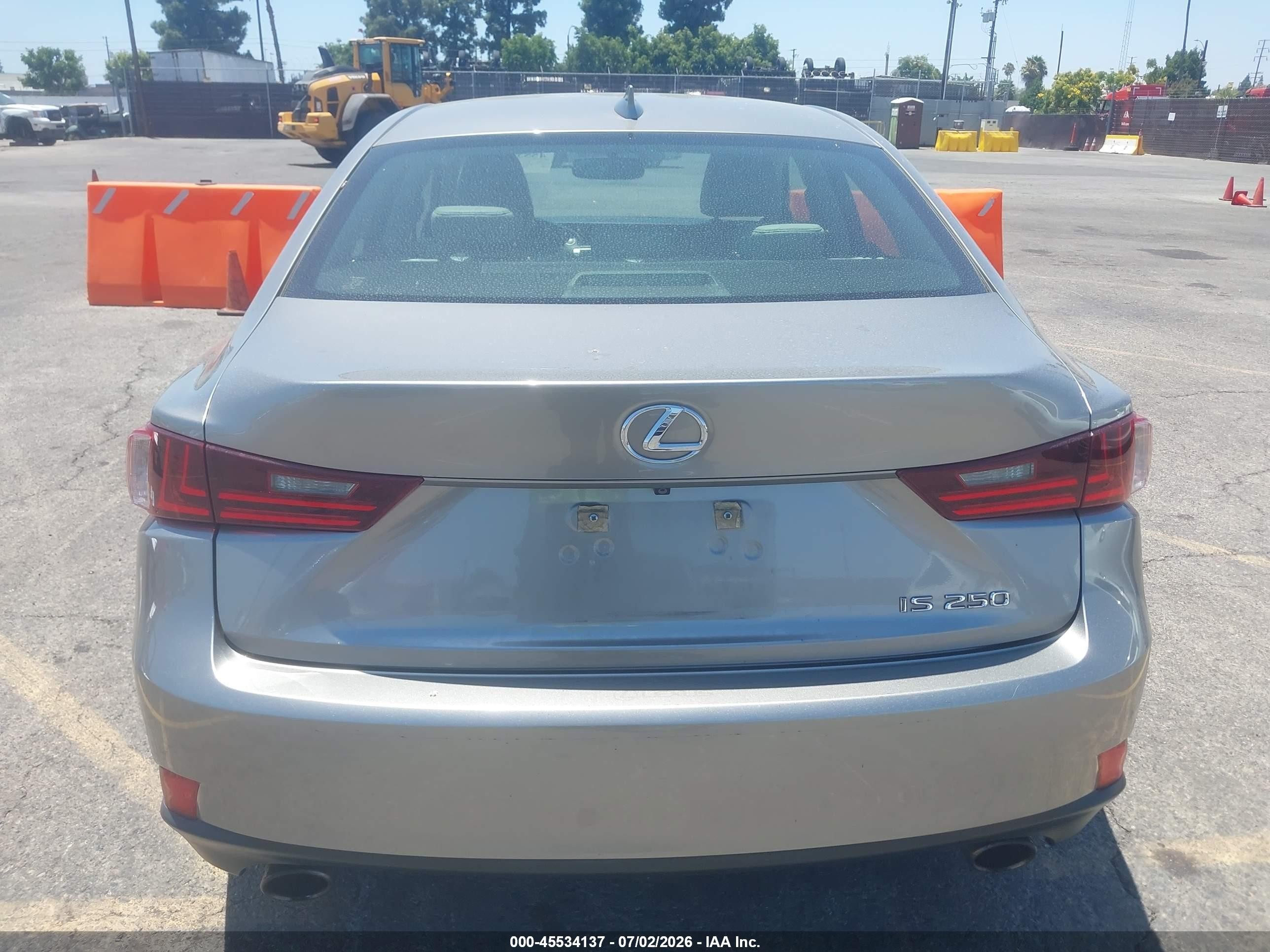 2014 Lexus Is 250   Silver vin: JTHBF1D27E5011398