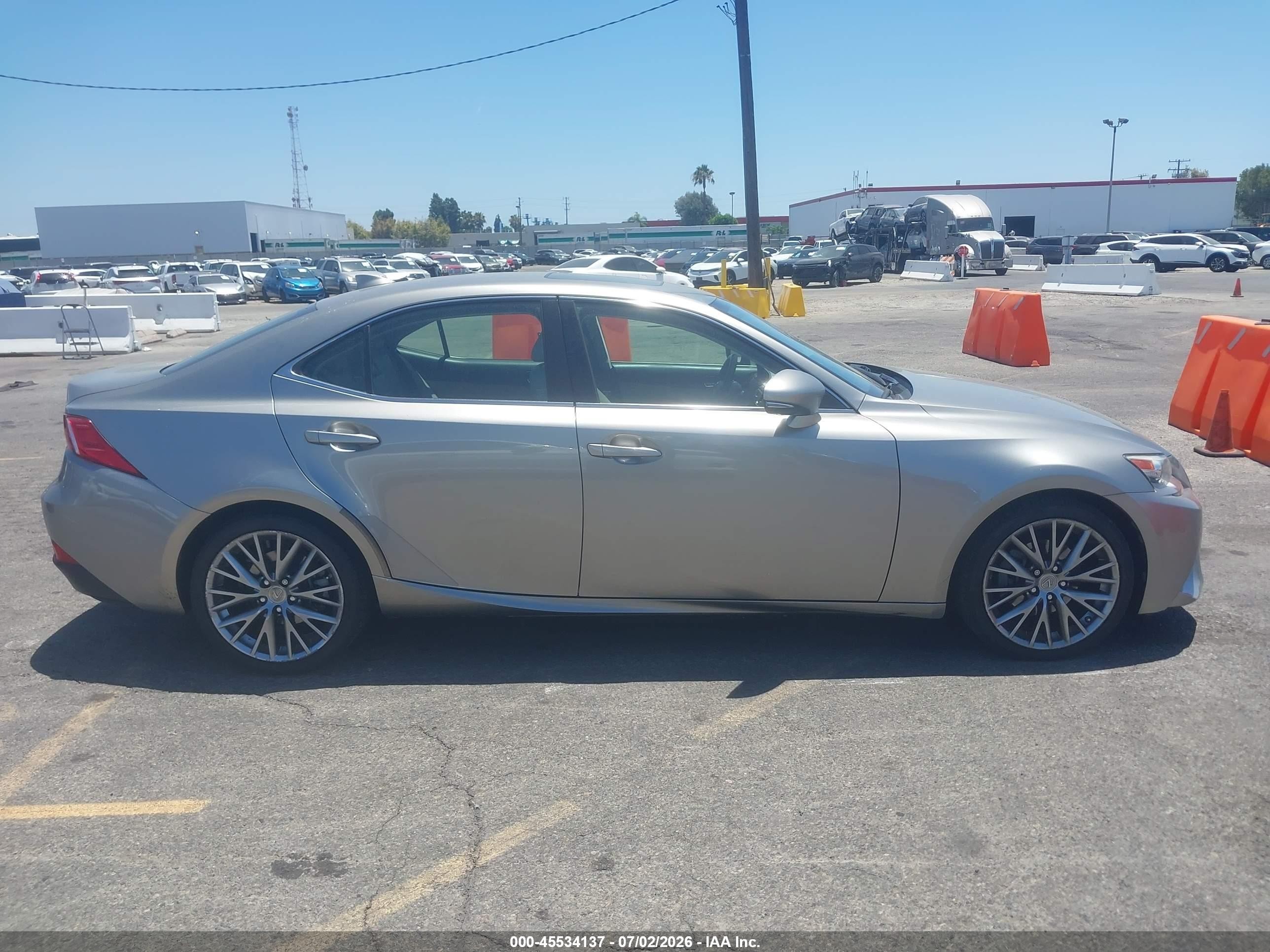 2014 Lexus Is 250   Silver vin: JTHBF1D27E5011398