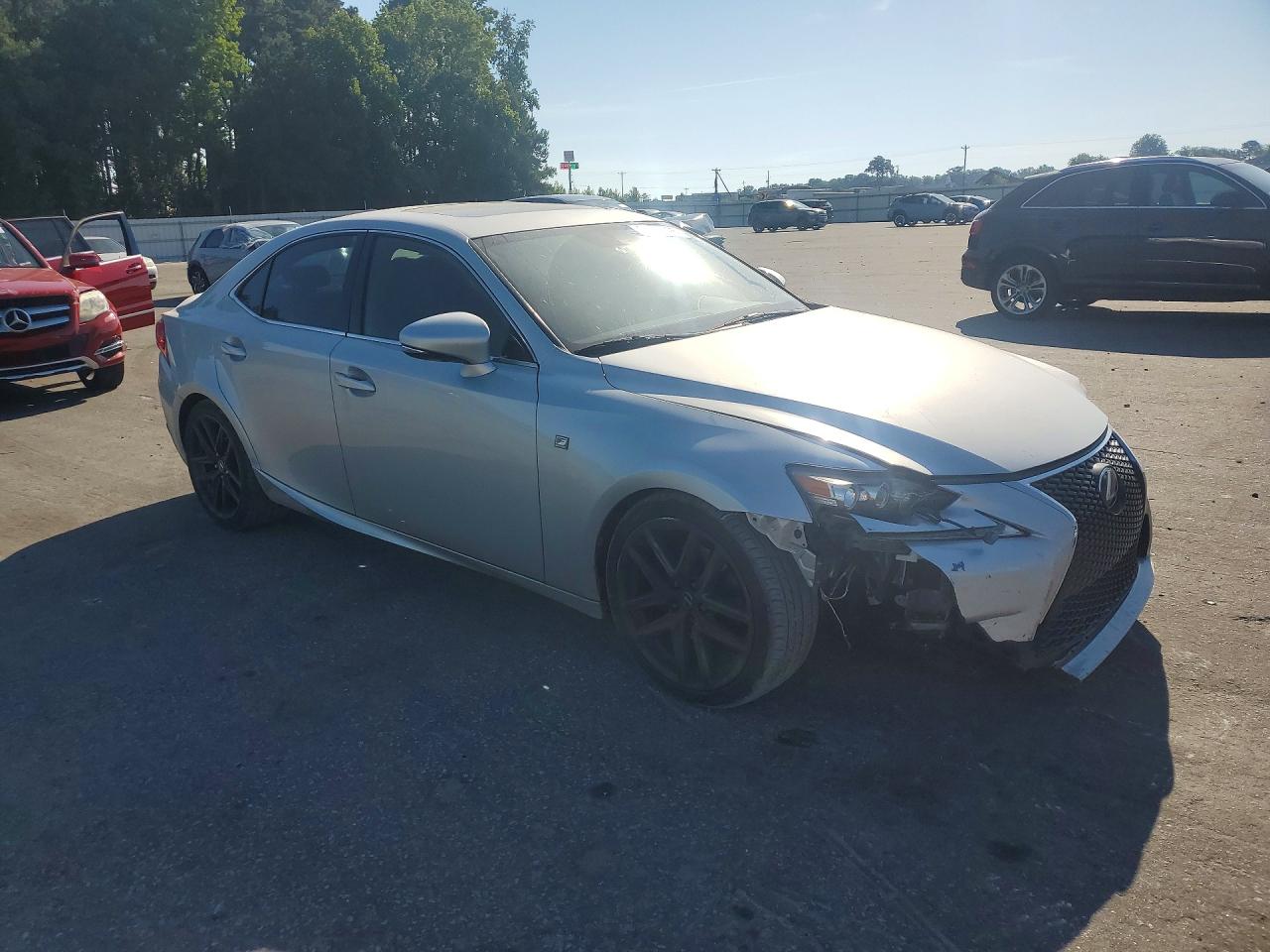 2014 Lexus Is 250 Silver vin: JTHBF1D27E5013894