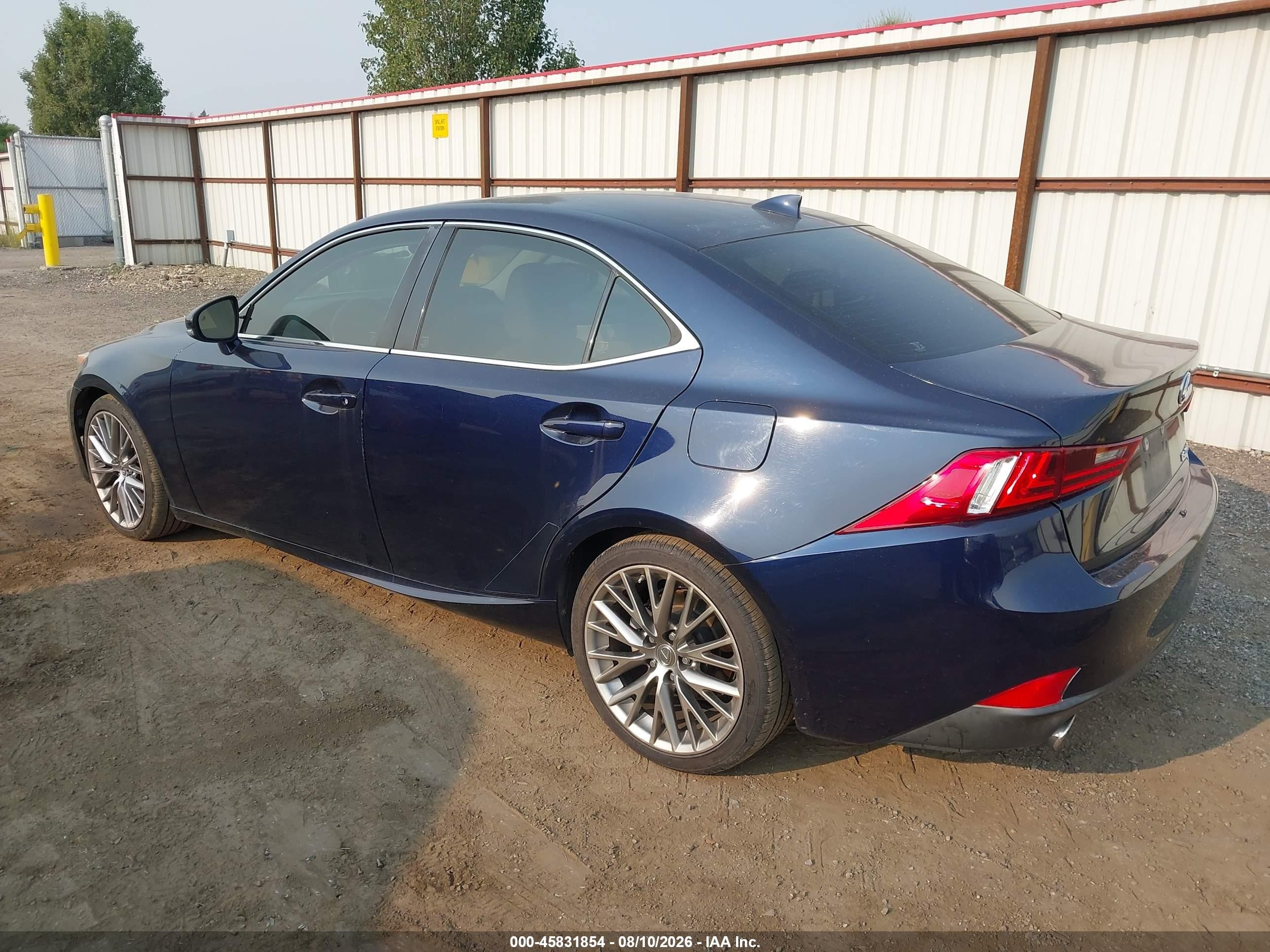2014 Lexus Is 250   Dark Blue vin: JTHBF1D27E5014981