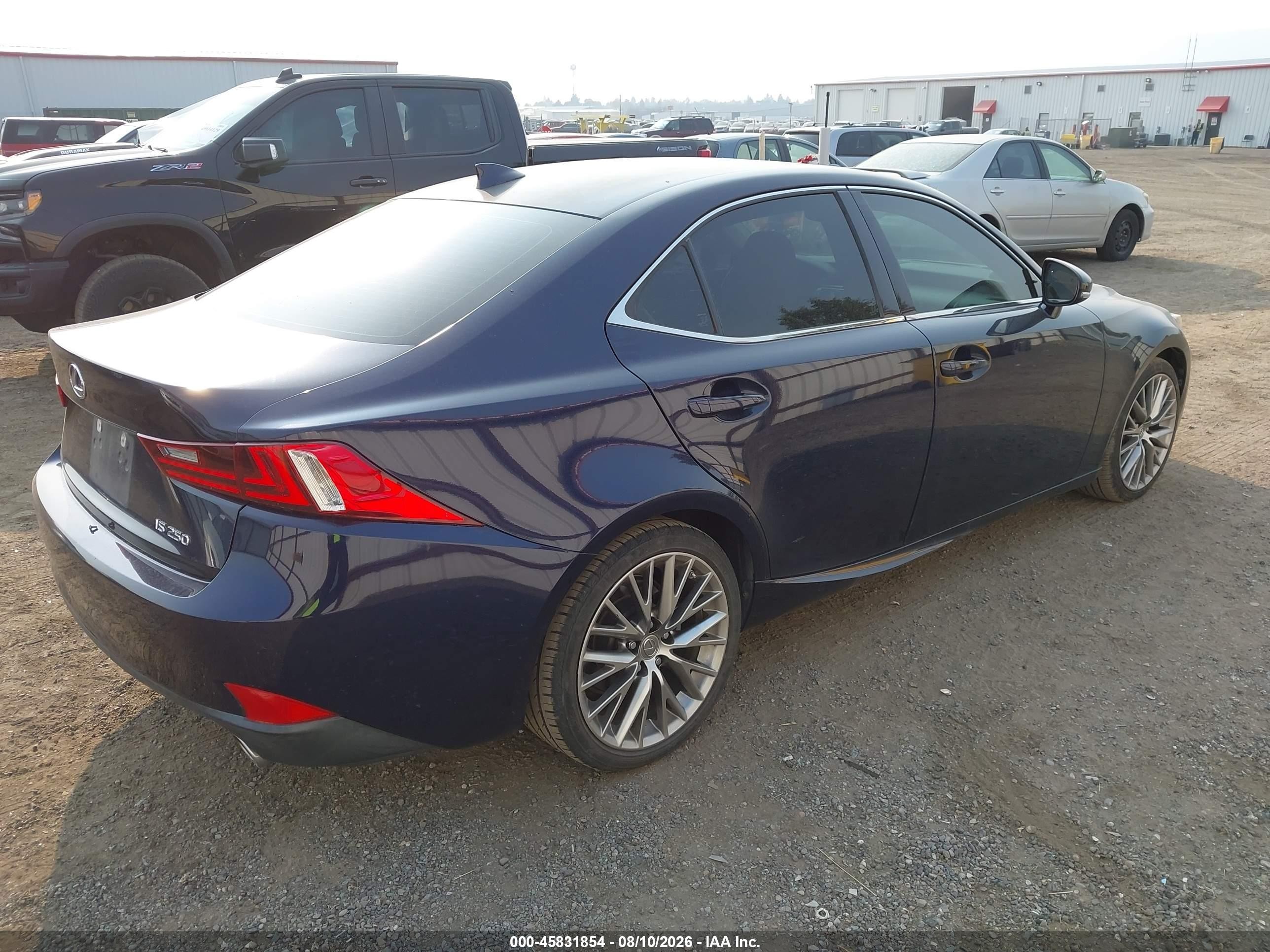 2014 Lexus Is 250   Dark Blue vin: JTHBF1D27E5014981