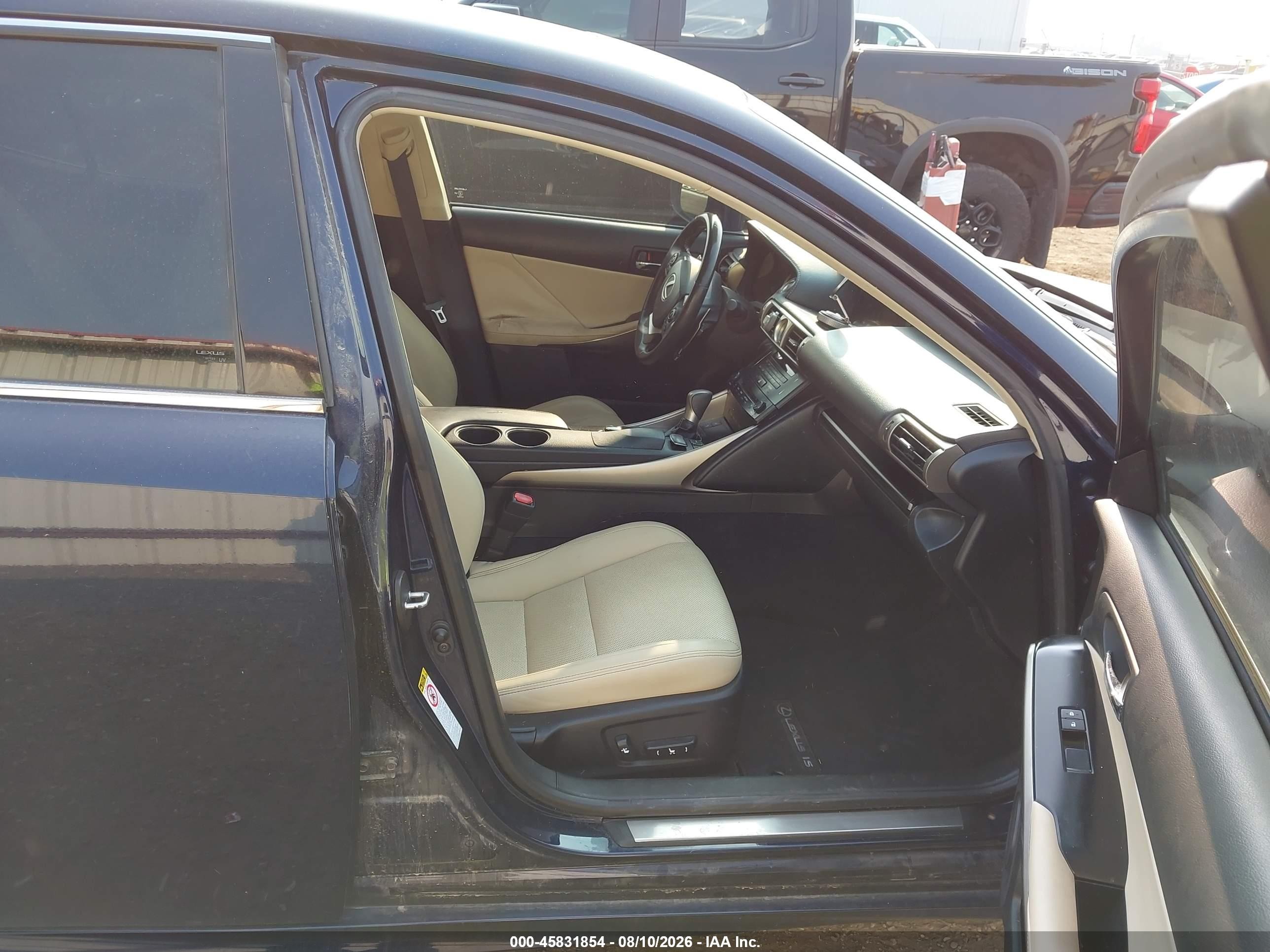 2014 Lexus Is 250   Dark Blue vin: JTHBF1D27E5014981