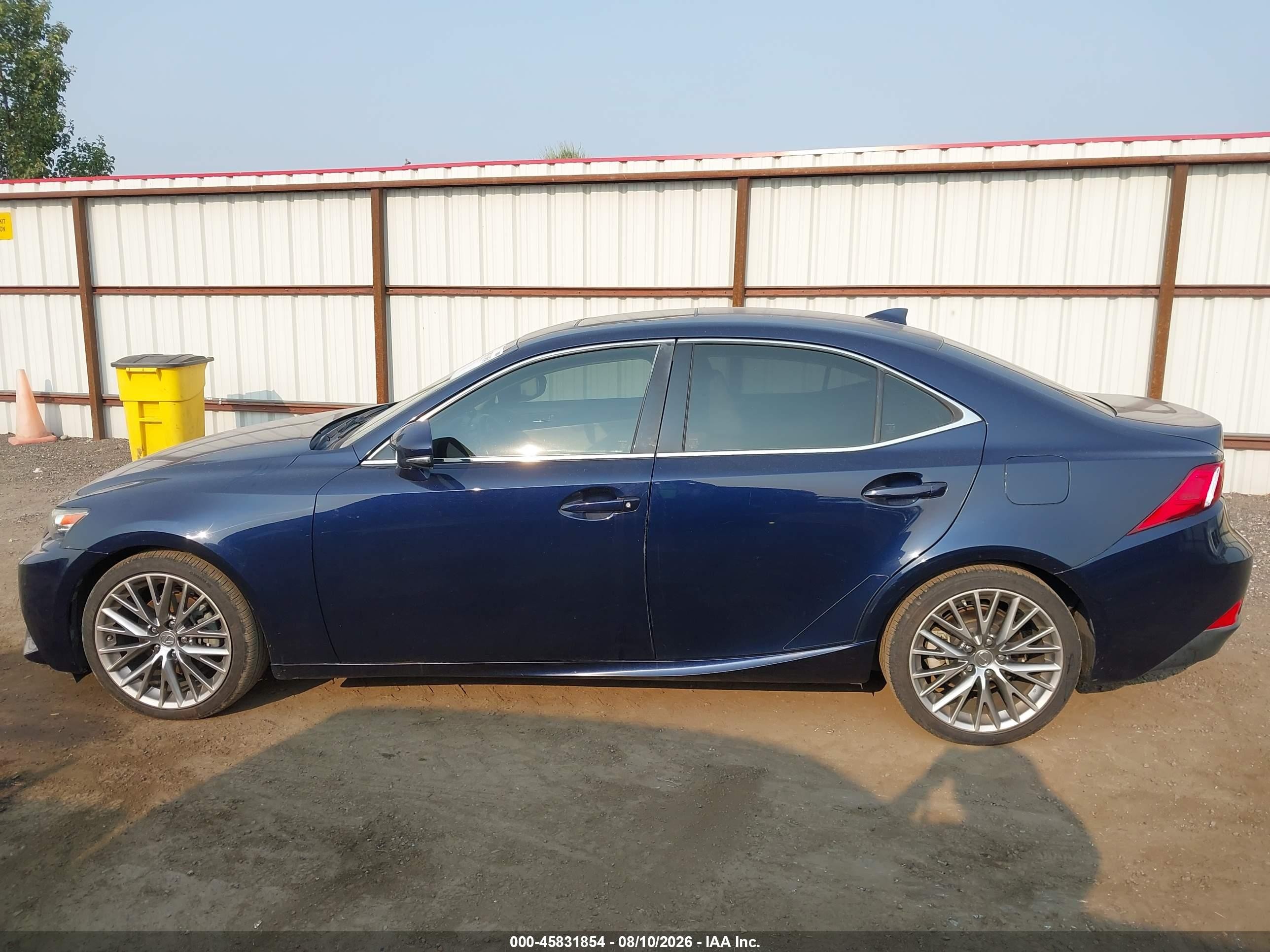 2014 Lexus Is 250   Dark Blue vin: JTHBF1D27E5014981