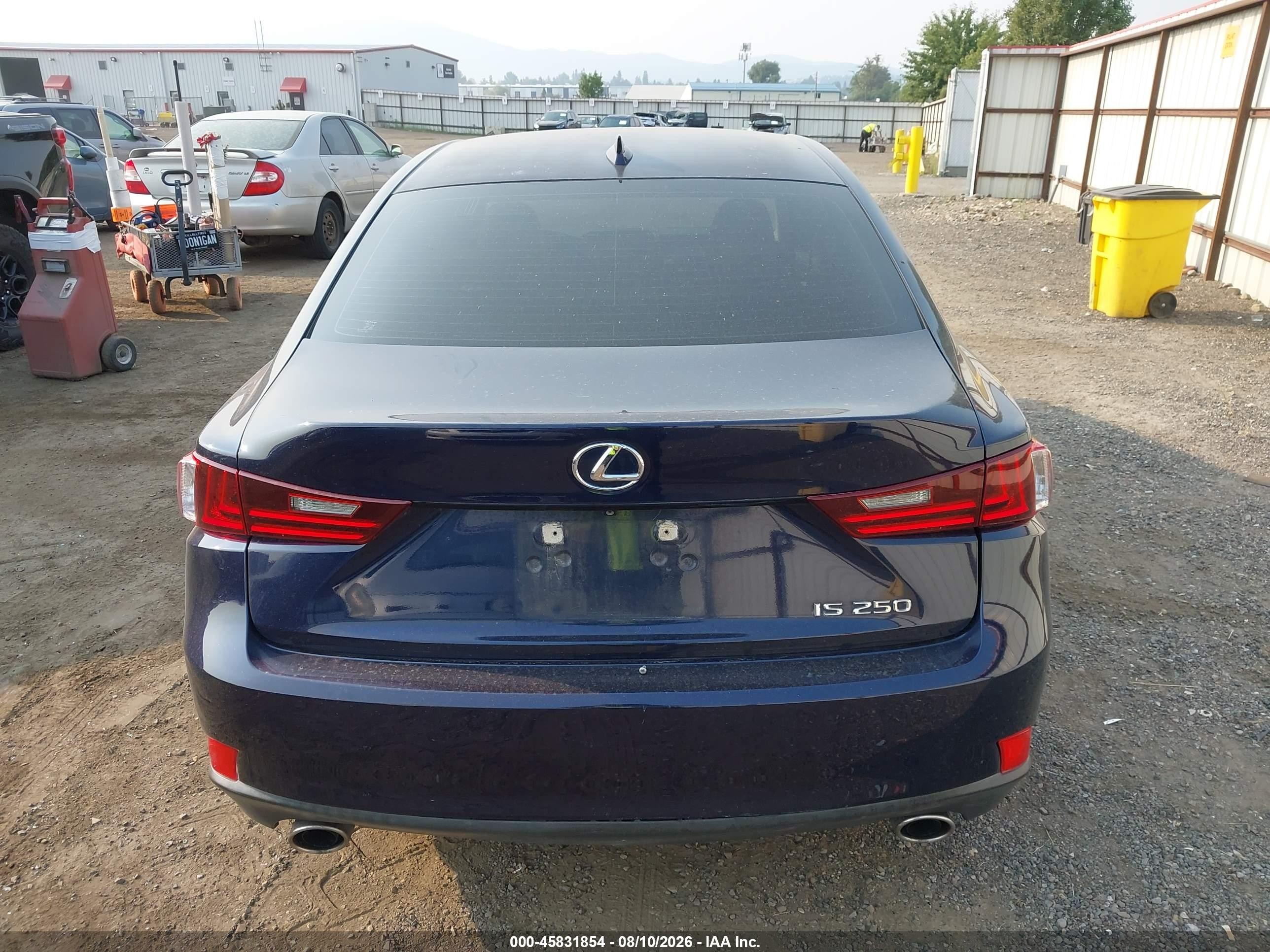 2014 Lexus Is 250   Dark Blue vin: JTHBF1D27E5014981