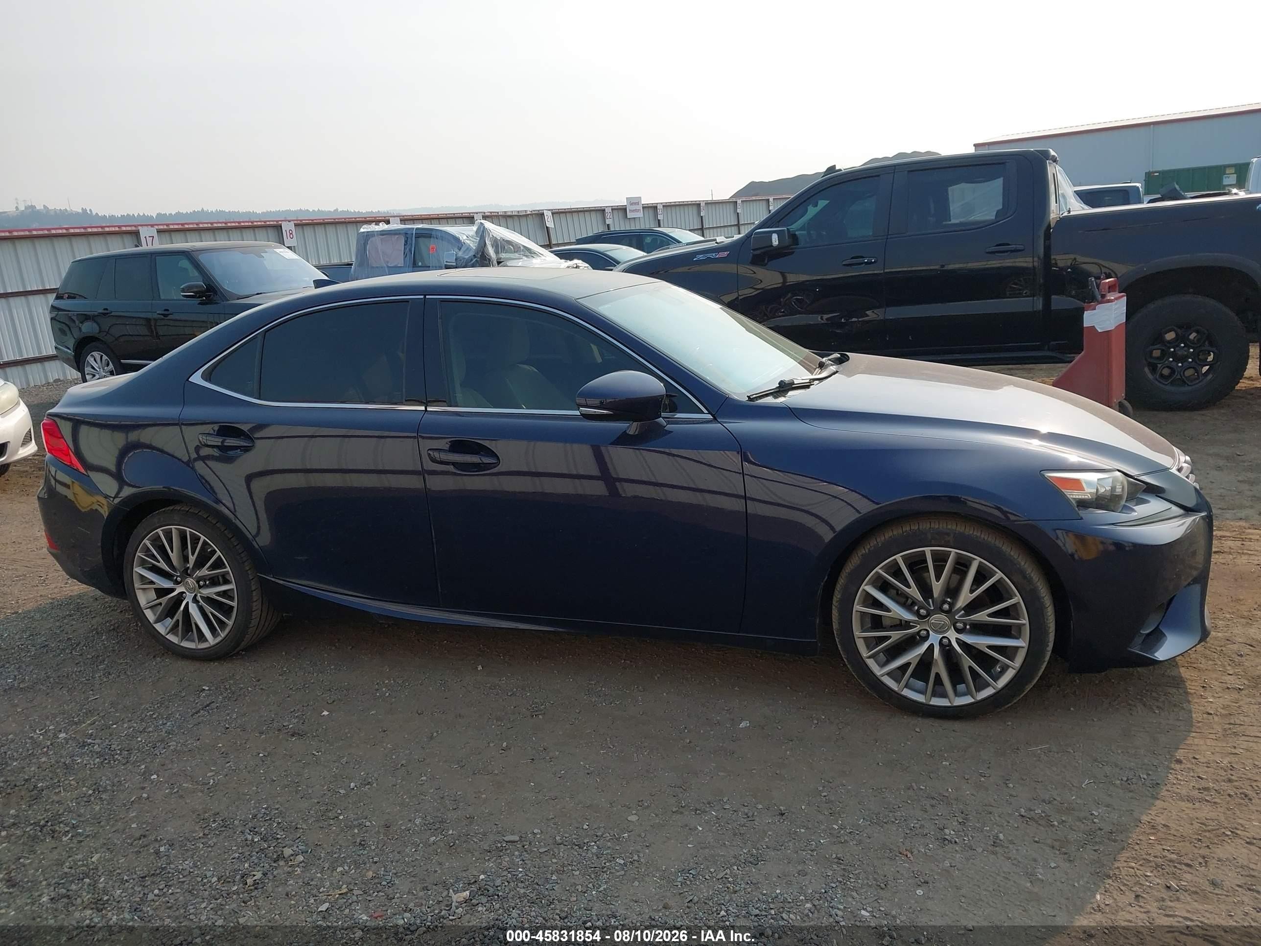 2014 Lexus Is 250   Dark Blue vin: JTHBF1D27E5014981