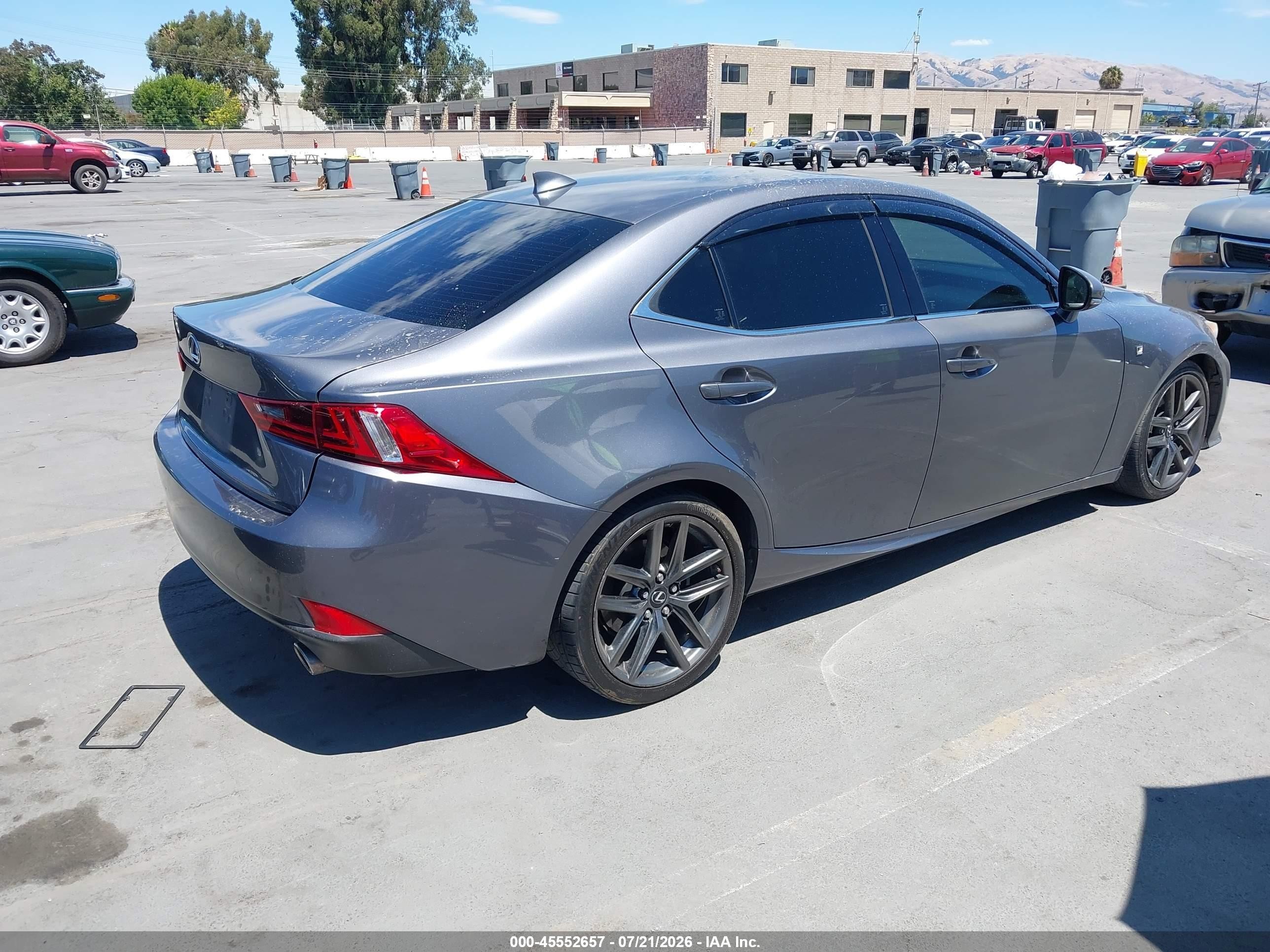 2014 Lexus Is 250   Gray vin: JTHBF1D27E5019100