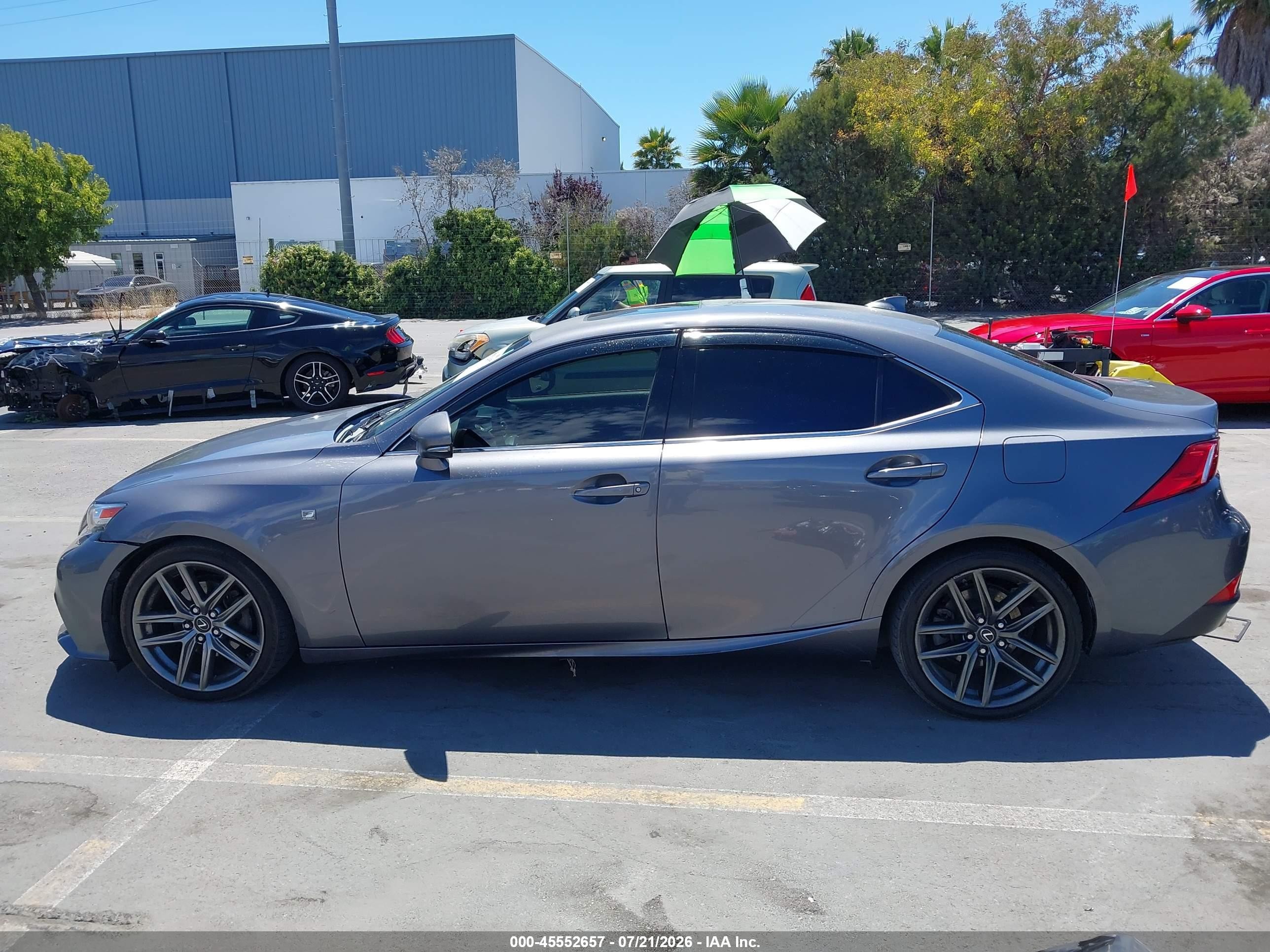 2014 Lexus Is 250   Gray vin: JTHBF1D27E5019100