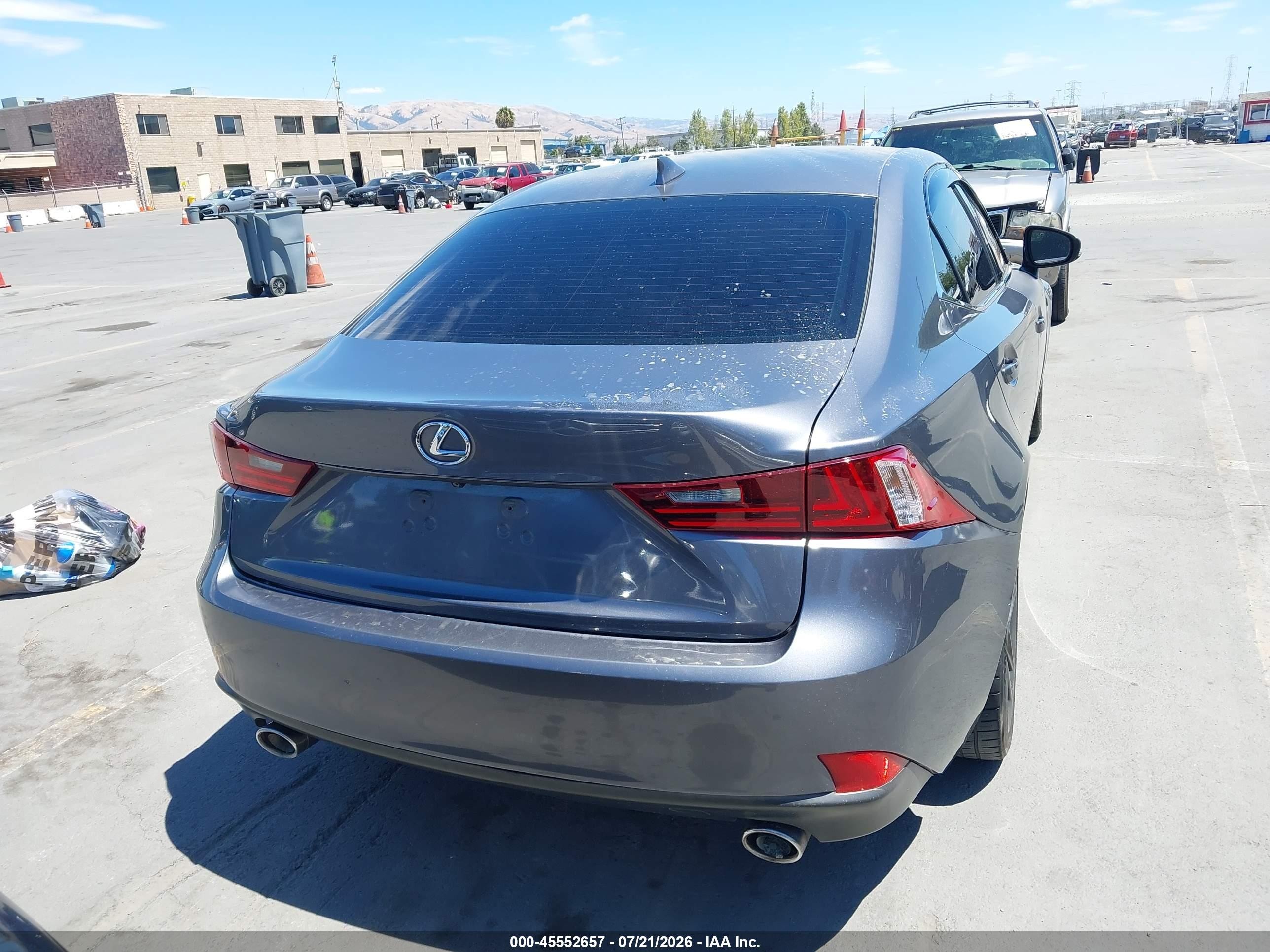 2014 Lexus Is 250   Gray vin: JTHBF1D27E5019100