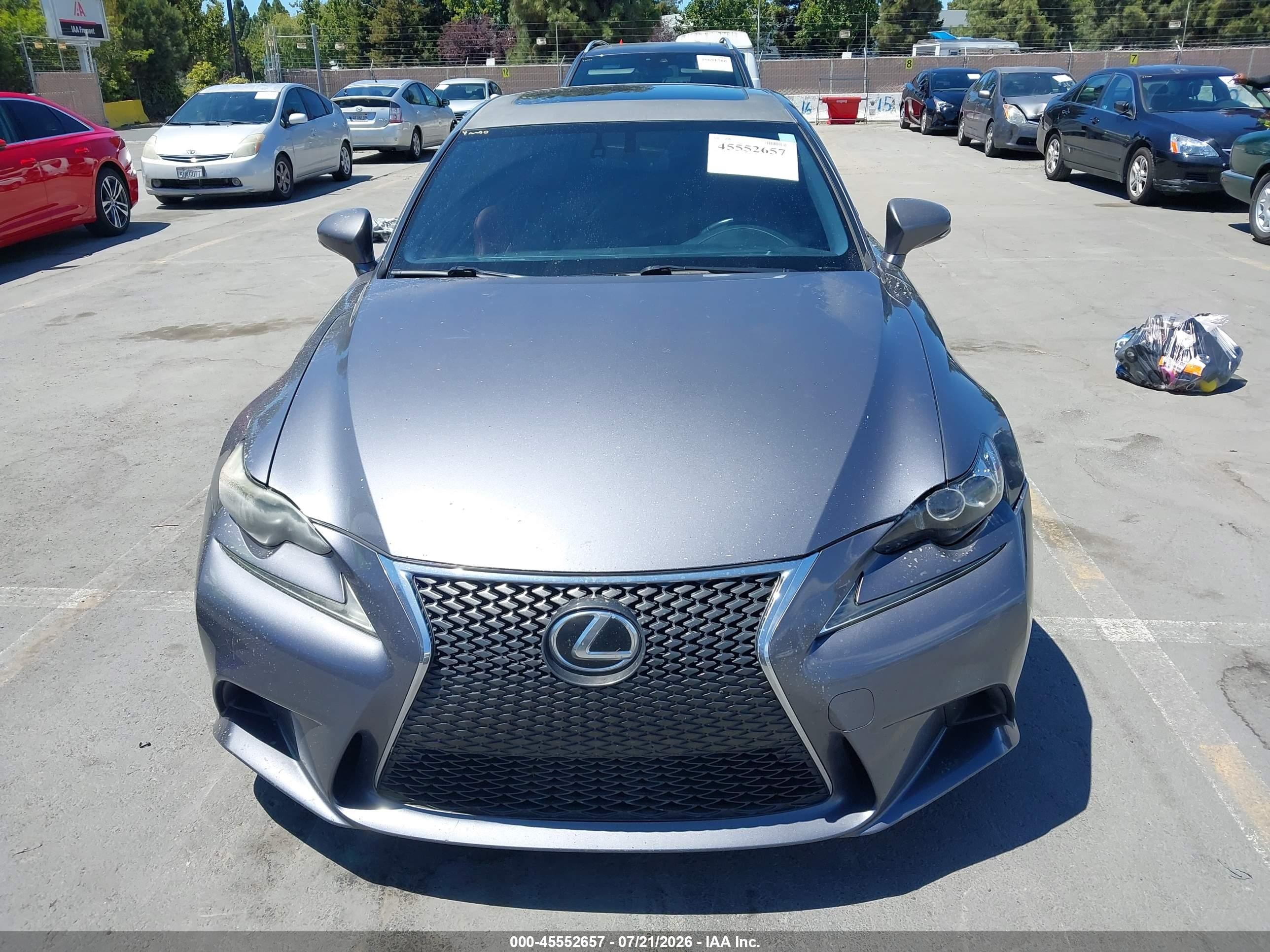 2014 Lexus Is 250   Gray vin: JTHBF1D27E5019100