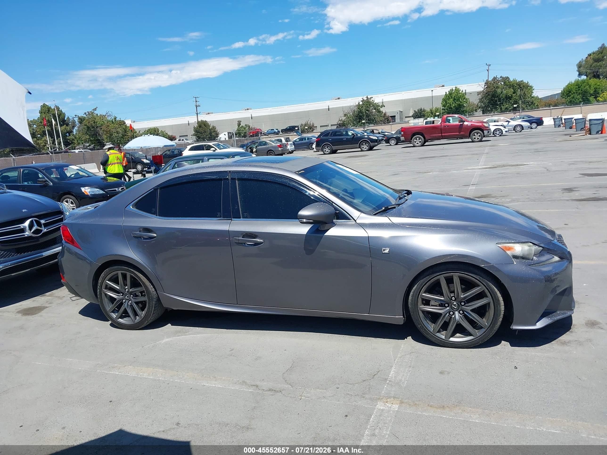 2014 Lexus Is 250   Gray vin: JTHBF1D27E5019100