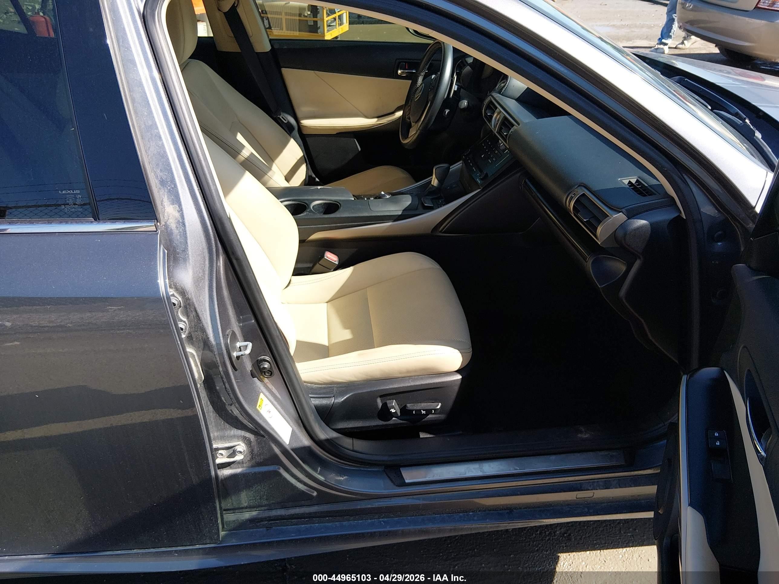 2014 Lexus Is 250 Gray vin: JTHBF1D27E5020490