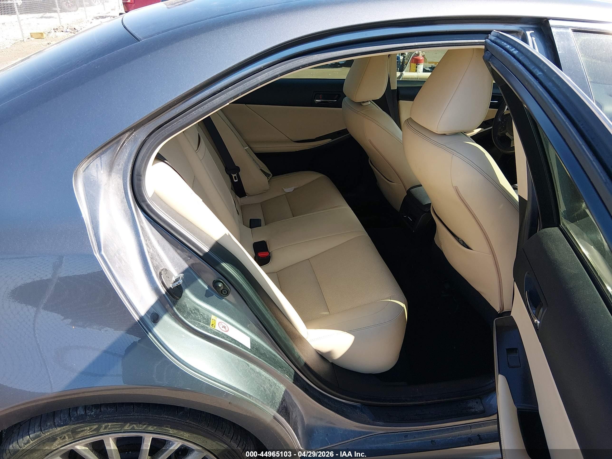 2014 Lexus Is 250 Gray vin: JTHBF1D27E5020490