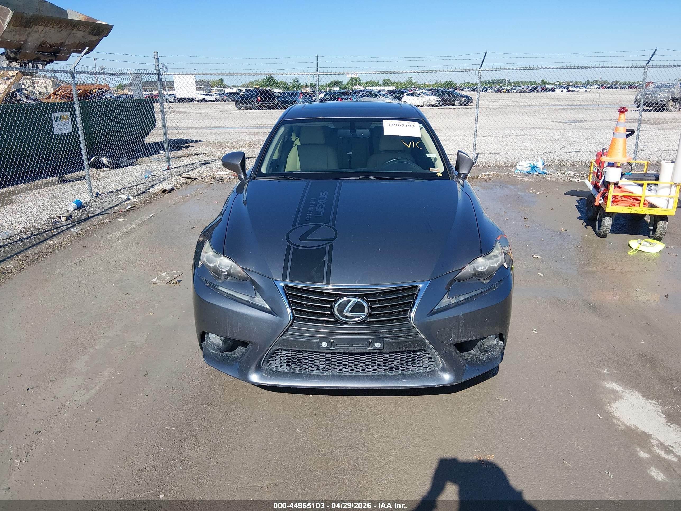 2014 Lexus Is 250 Gray vin: JTHBF1D27E5020490