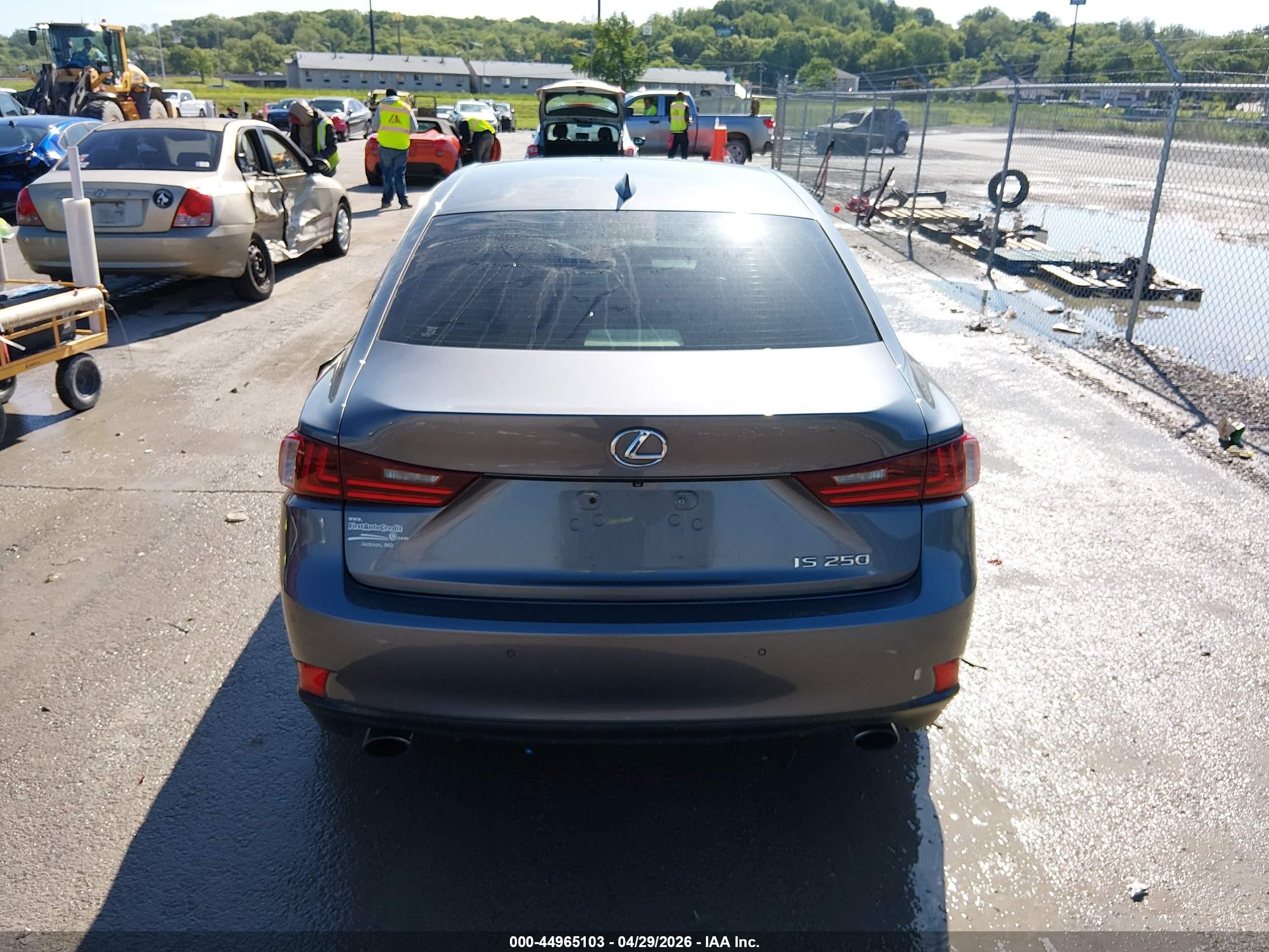 2014 Lexus Is 250 Gray vin: JTHBF1D27E5020490