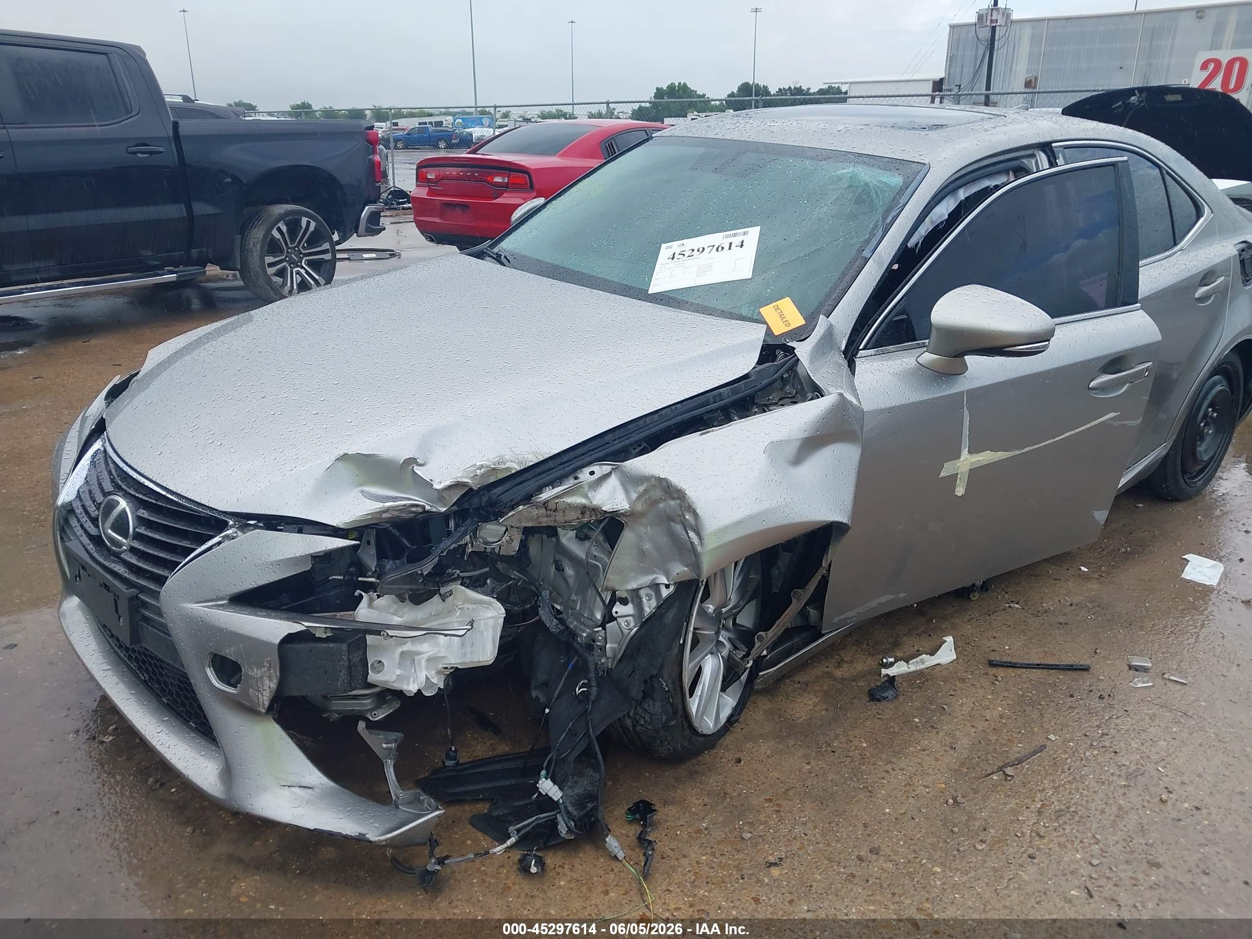2014 Lexus Is 250   Gray vin: JTHBF1D27E5035863