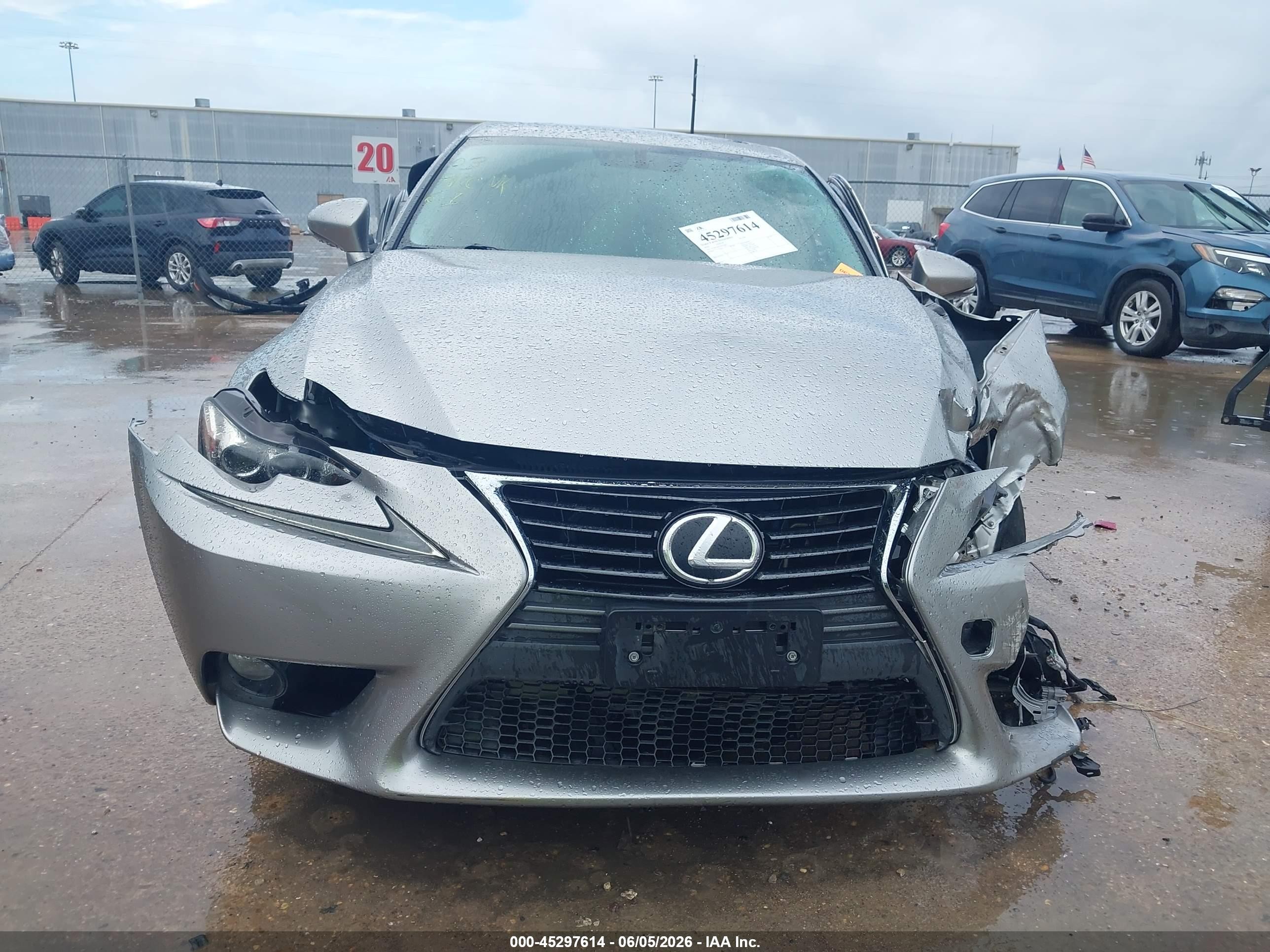 2014 Lexus Is 250   Gray vin: JTHBF1D27E5035863