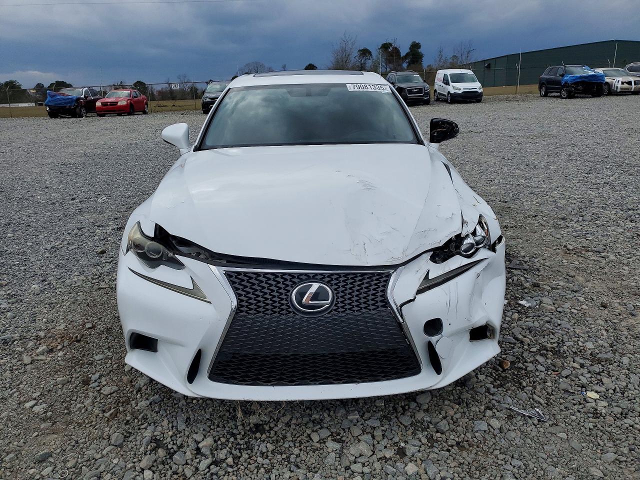 2014 Lexus Is 250 Base Белый vin: JTHBF1D27E5040268