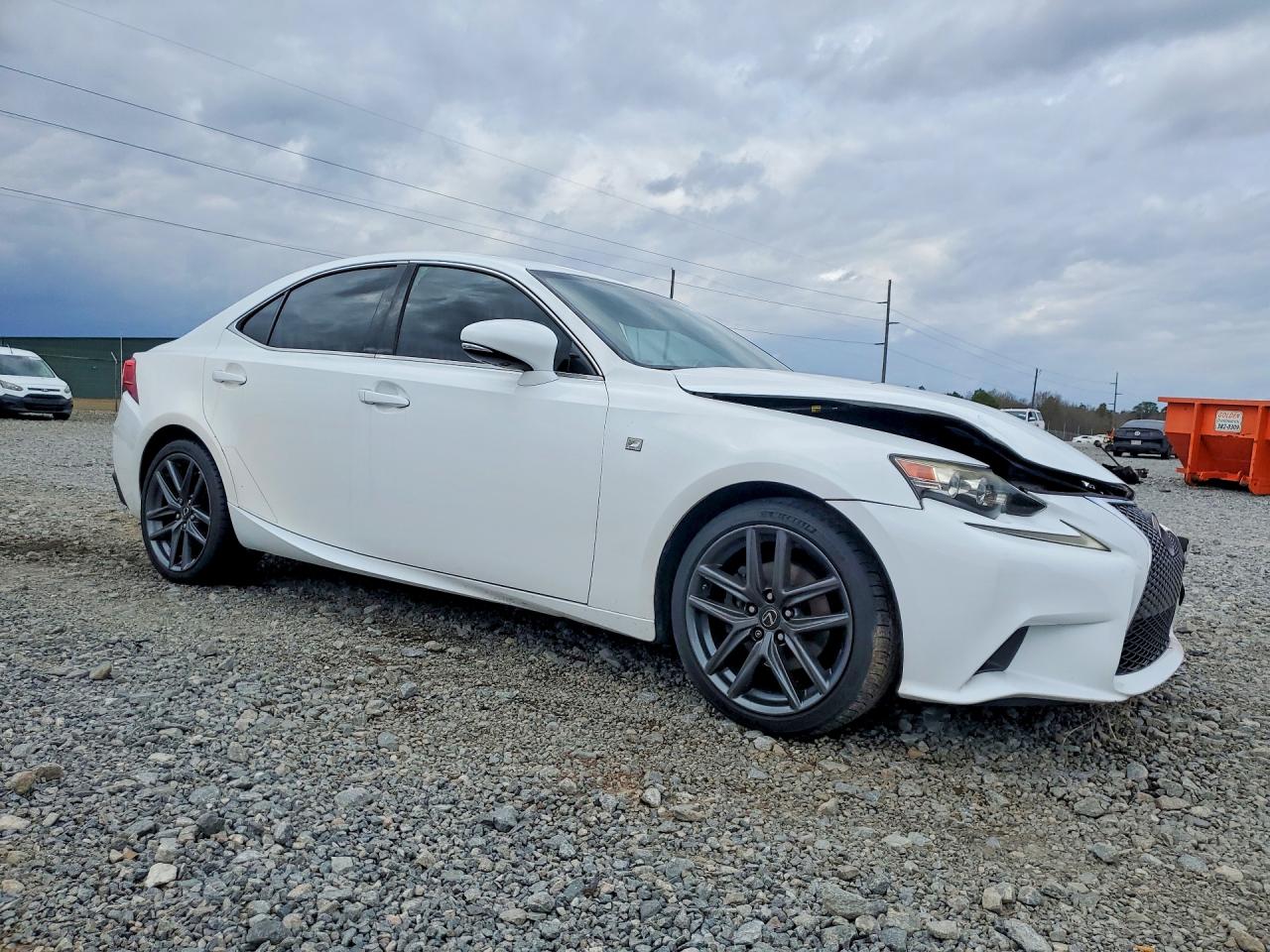 2014 Lexus Is 250 Base Белый vin: JTHBF1D27E5040268