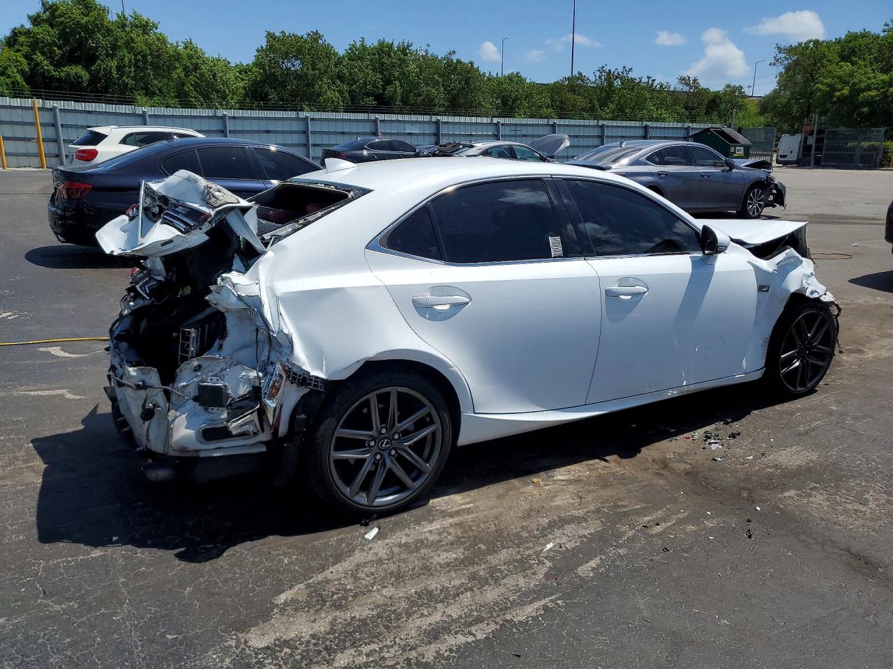 2015 Lexus Is 250 Белый vin: JTHBF1D27F5050347