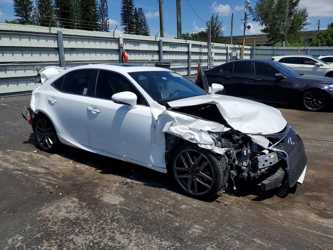 2015 Lexus Is 250 Белый vin: JTHBF1D27F5050347