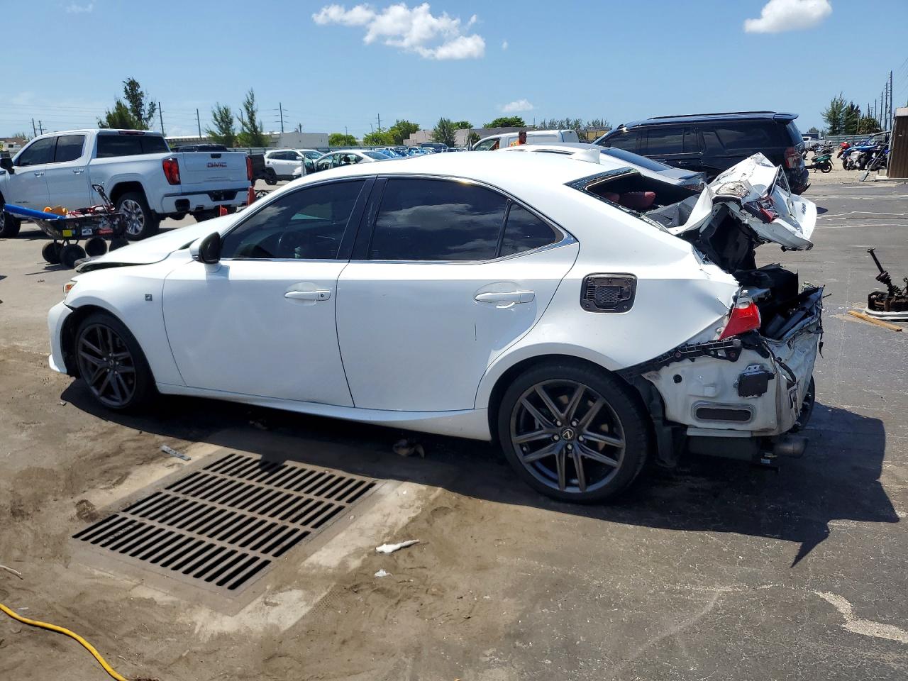 2015 Lexus Is 250 Белый vin: JTHBF1D27F5050347