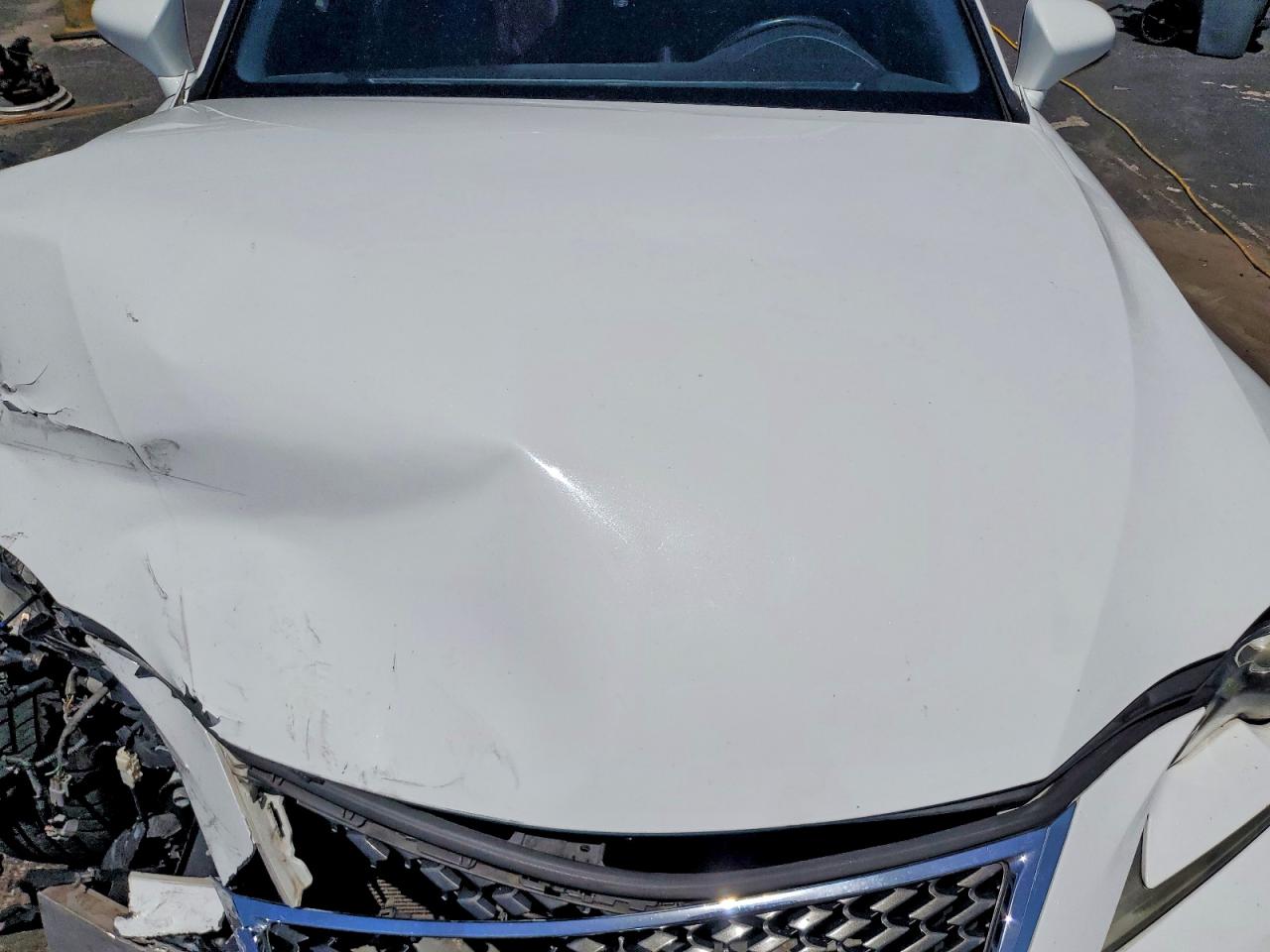 2015 Lexus Is 250 Белый vin: JTHBF1D27F5050347