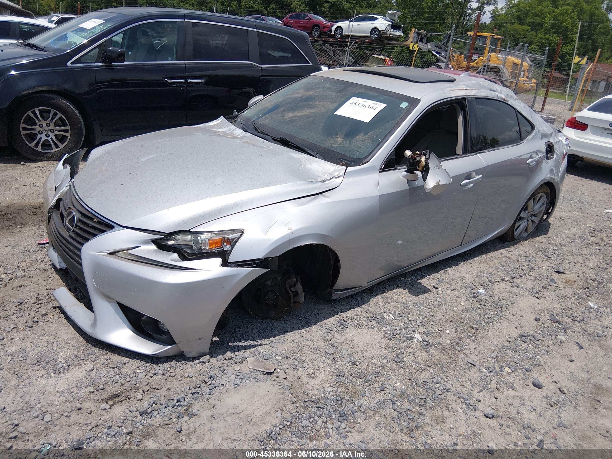 2015 Lexus Is 250   Gray vin: JTHBF1D27F5052227