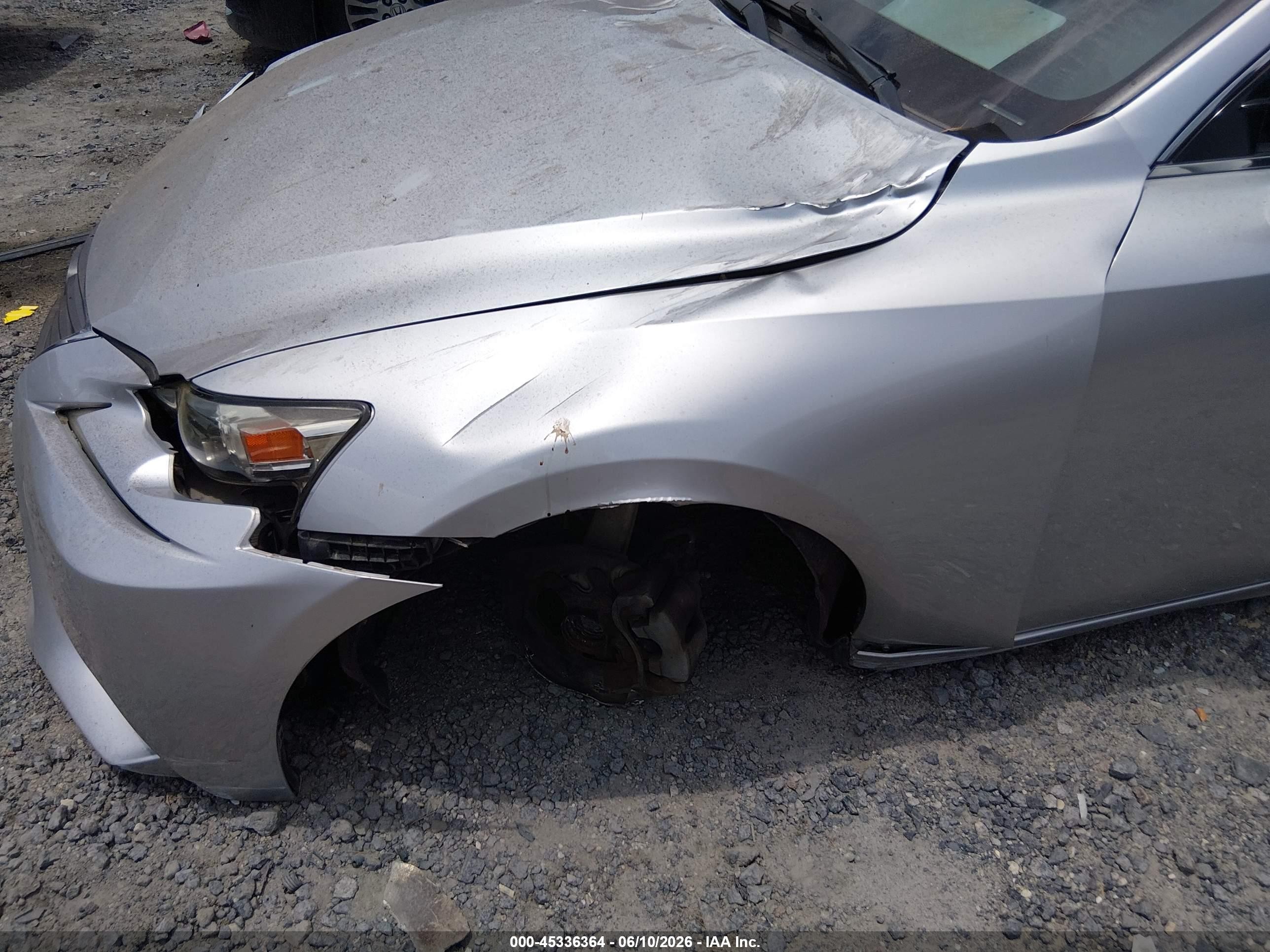 2015 Lexus Is 250   Gray vin: JTHBF1D27F5052227